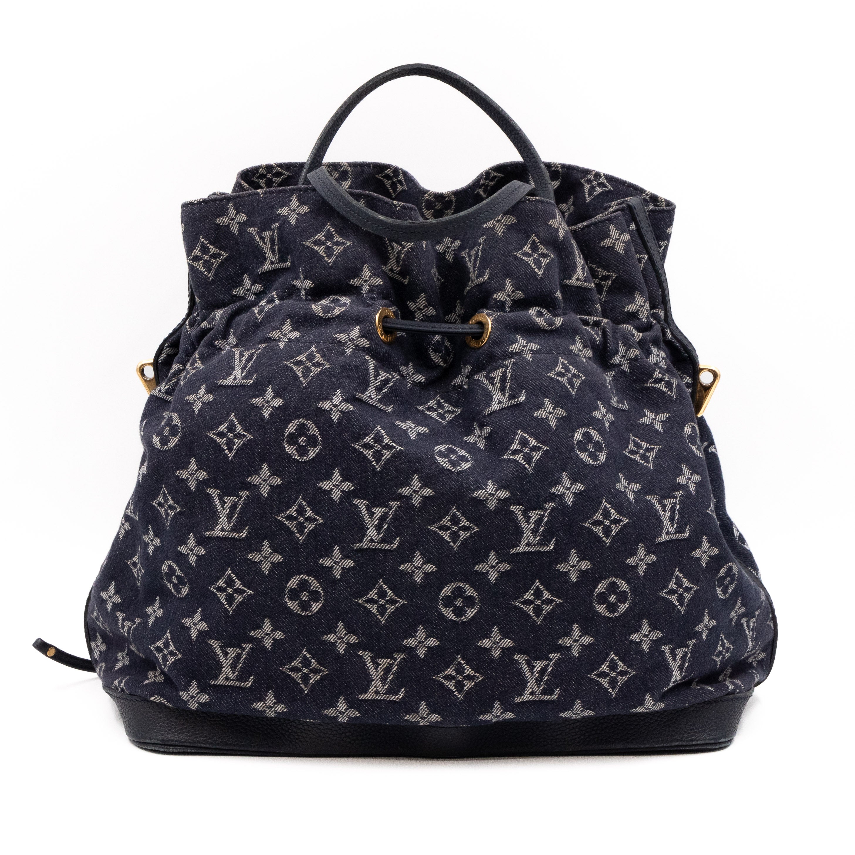 Noefull MM Monogram Denim Grand Bleu