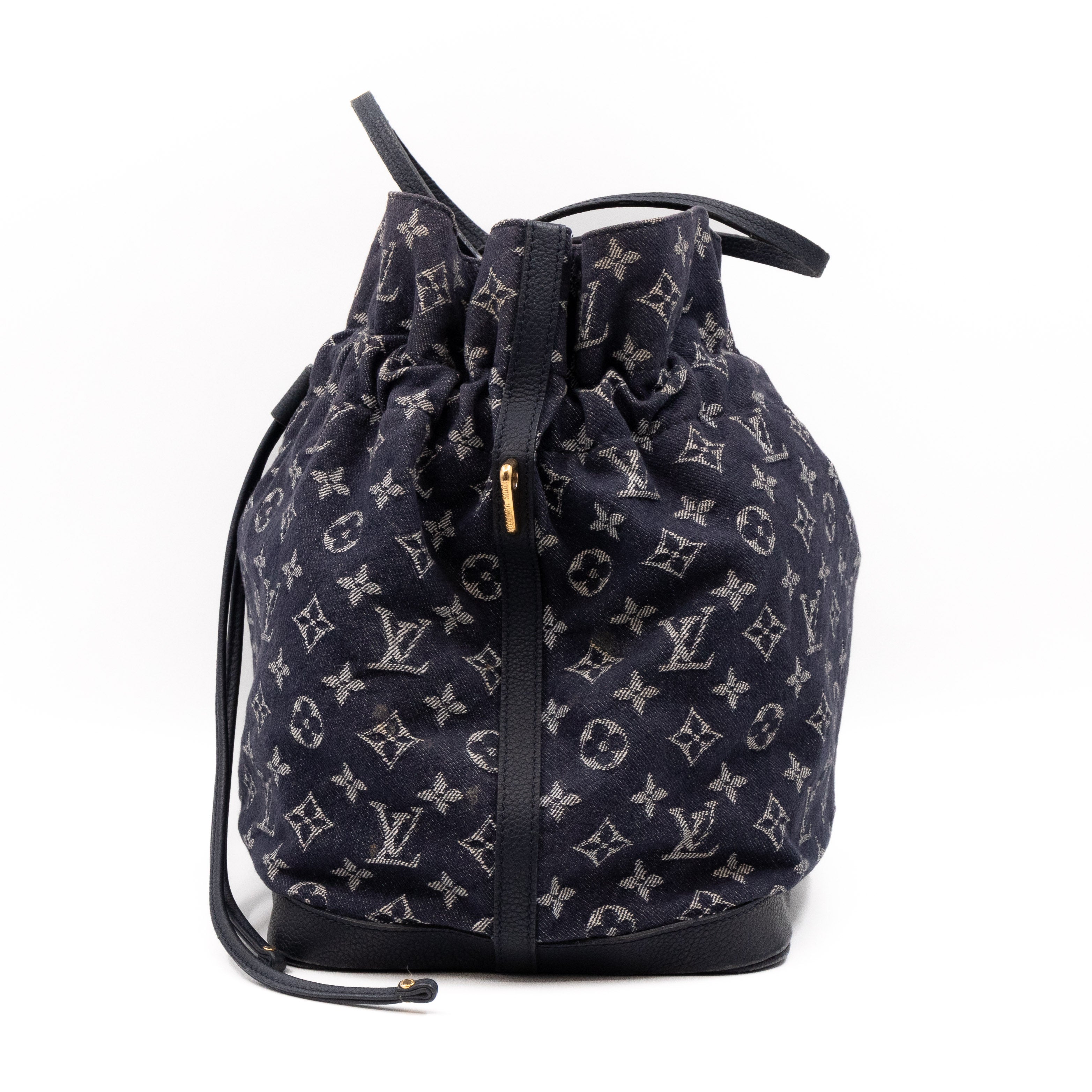 Noefull MM Monogram Denim Grand Bleu