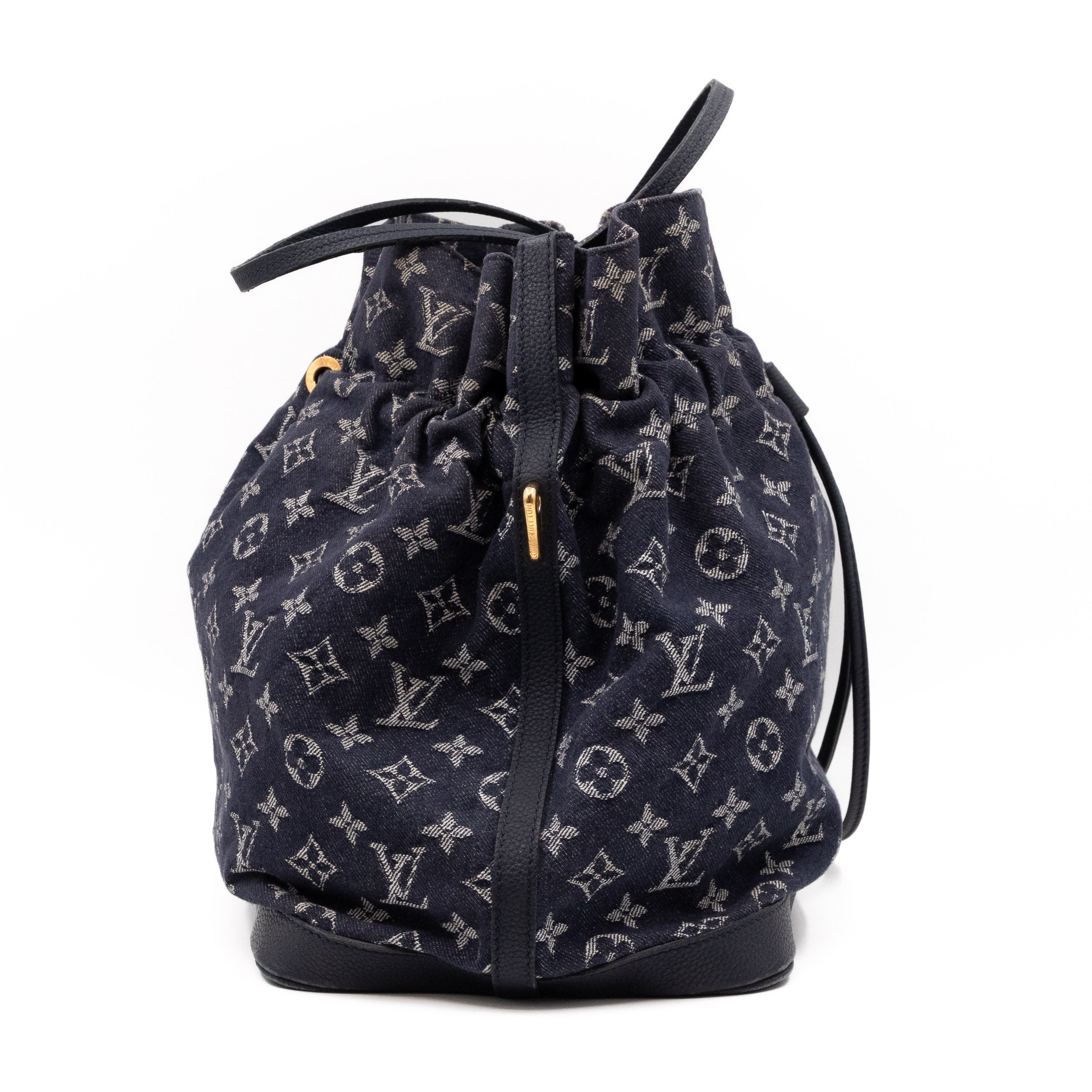 Noefull MM Monogram Denim Grand Bleu