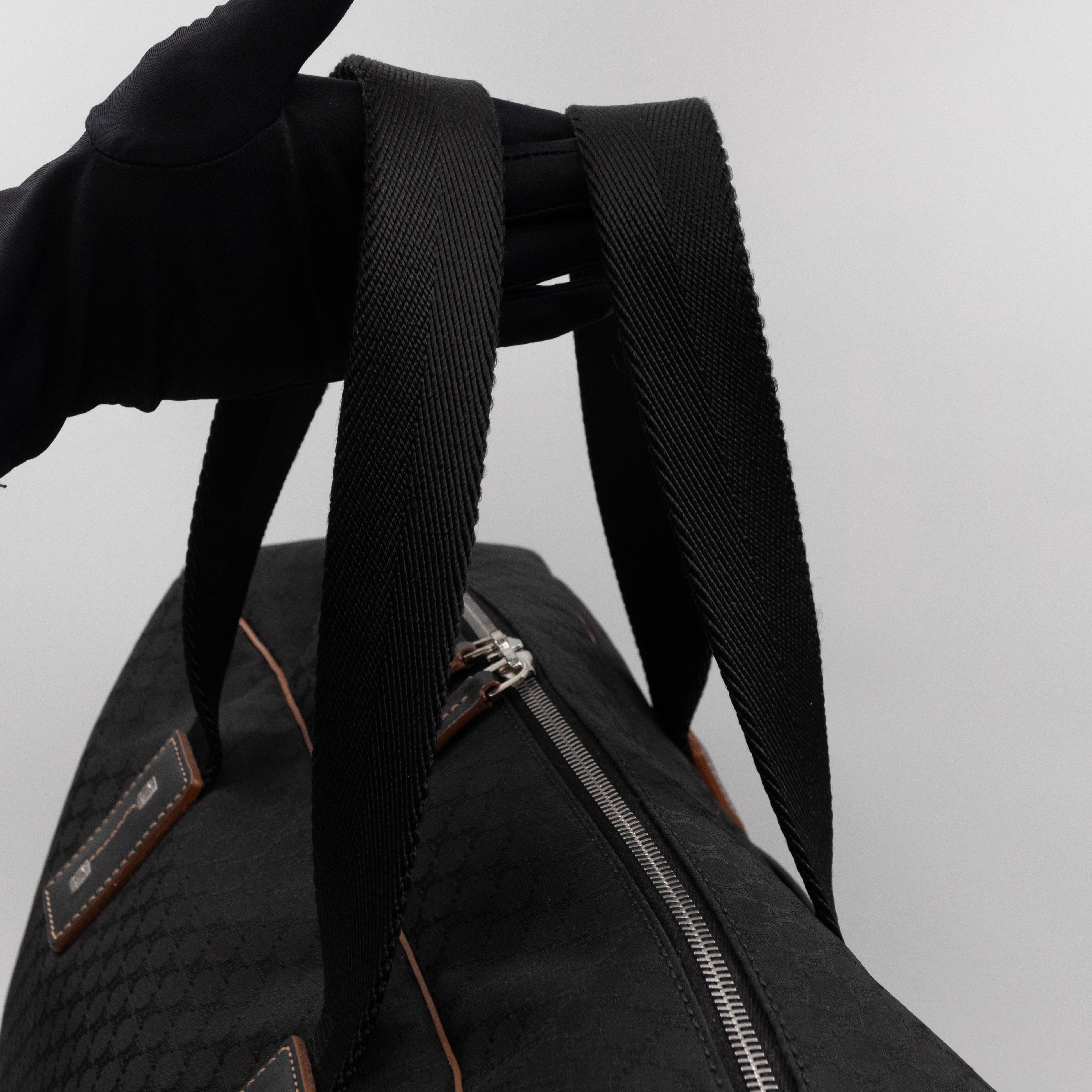 Macadam Duffle Nylon and Leather Travel Bag