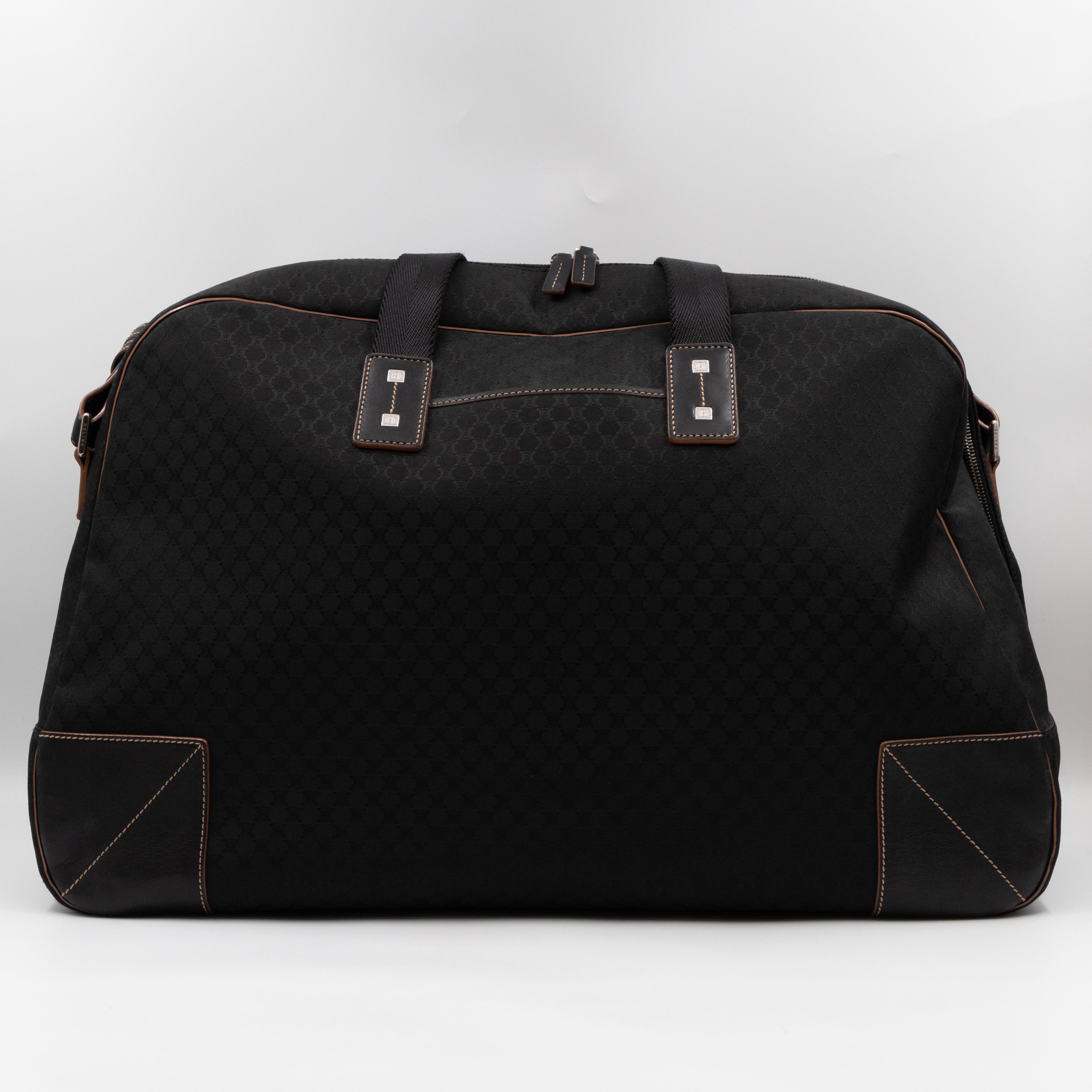 Macadam Duffle Nylon and Leather Travel Bag