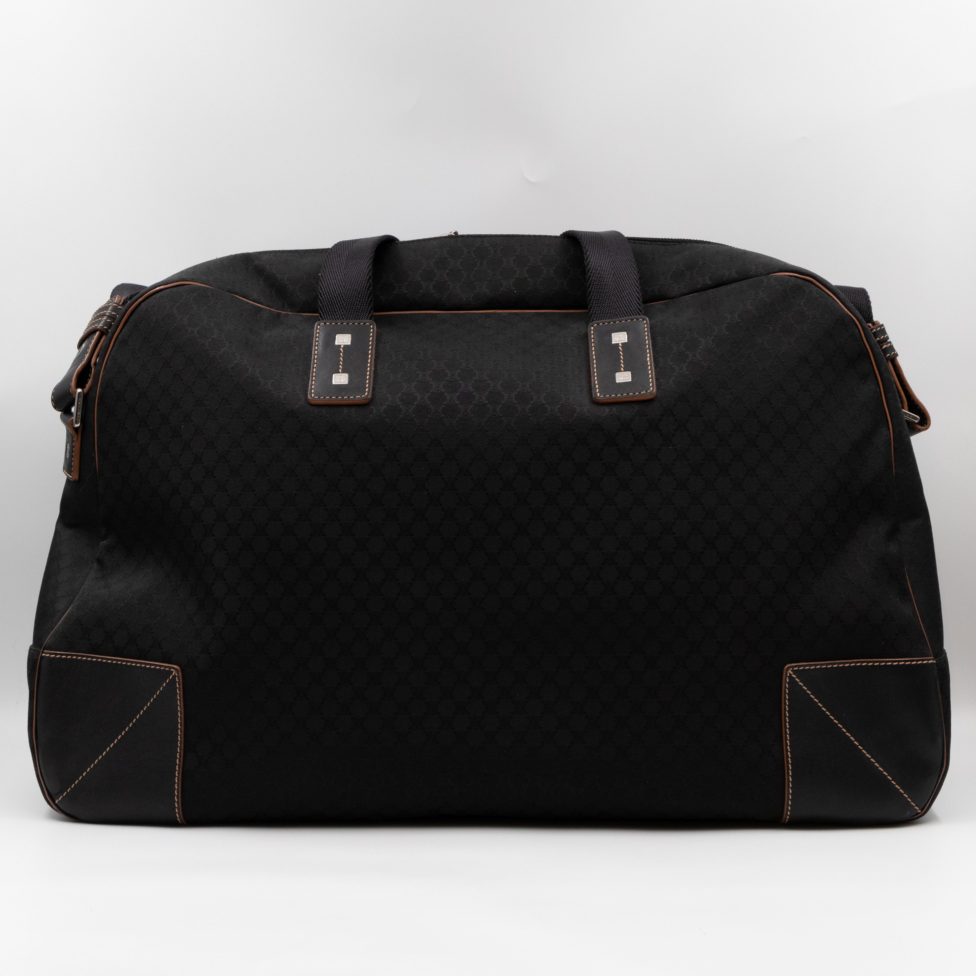 Macadam Duffle Nylon and Leather Travel Bag