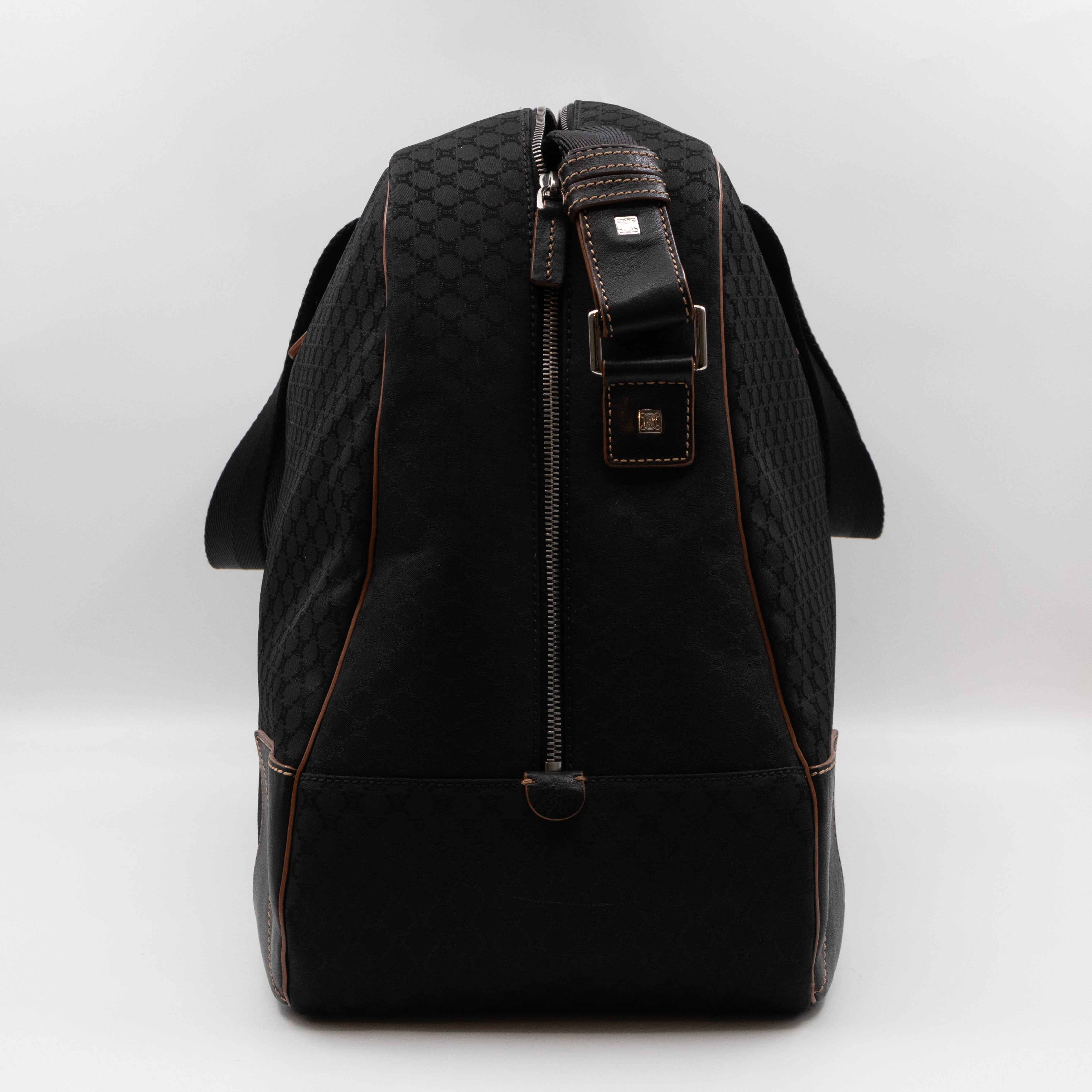 Macadam Duffle Nylon and Leather Travel Bag