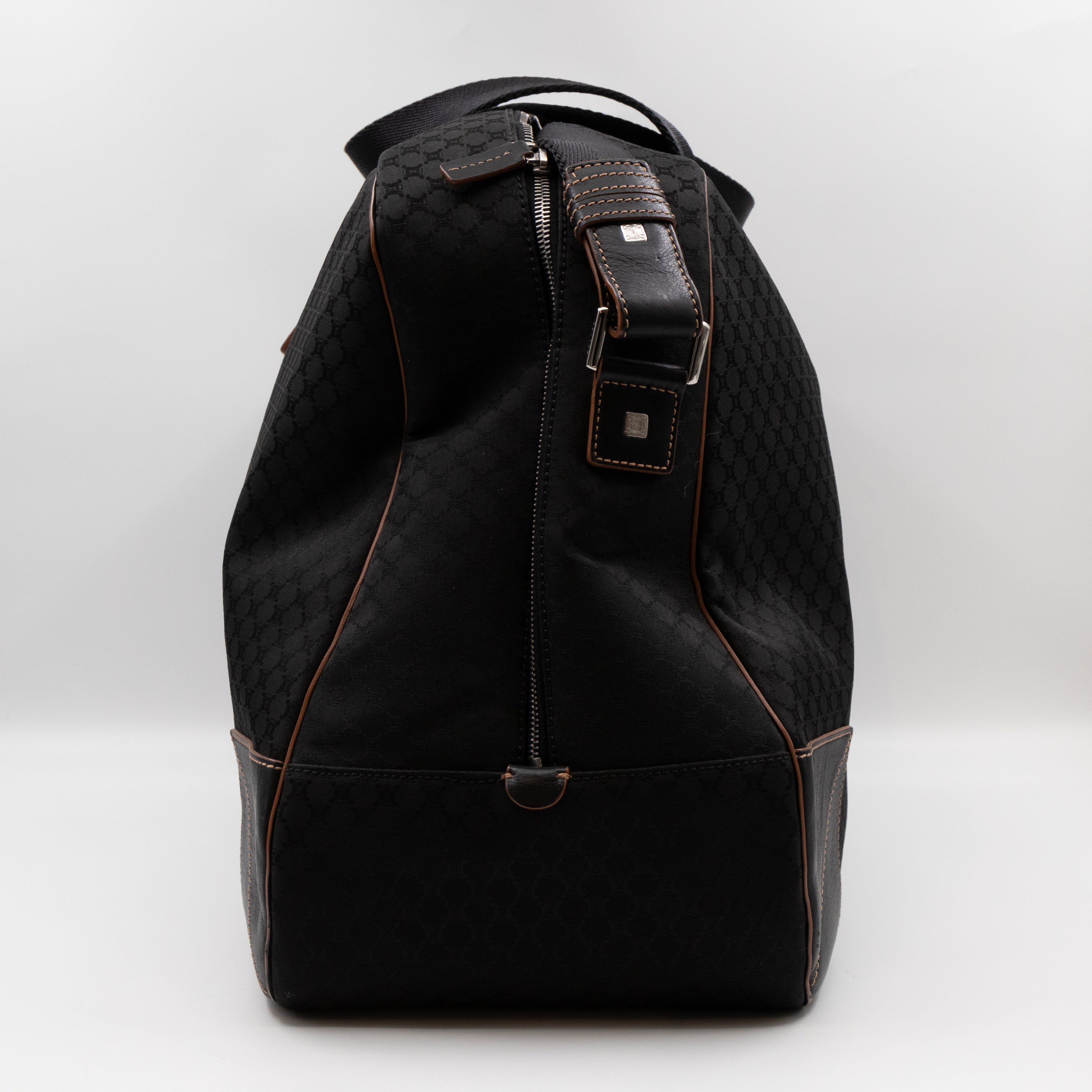 Macadam Duffle Nylon and Leather Travel Bag