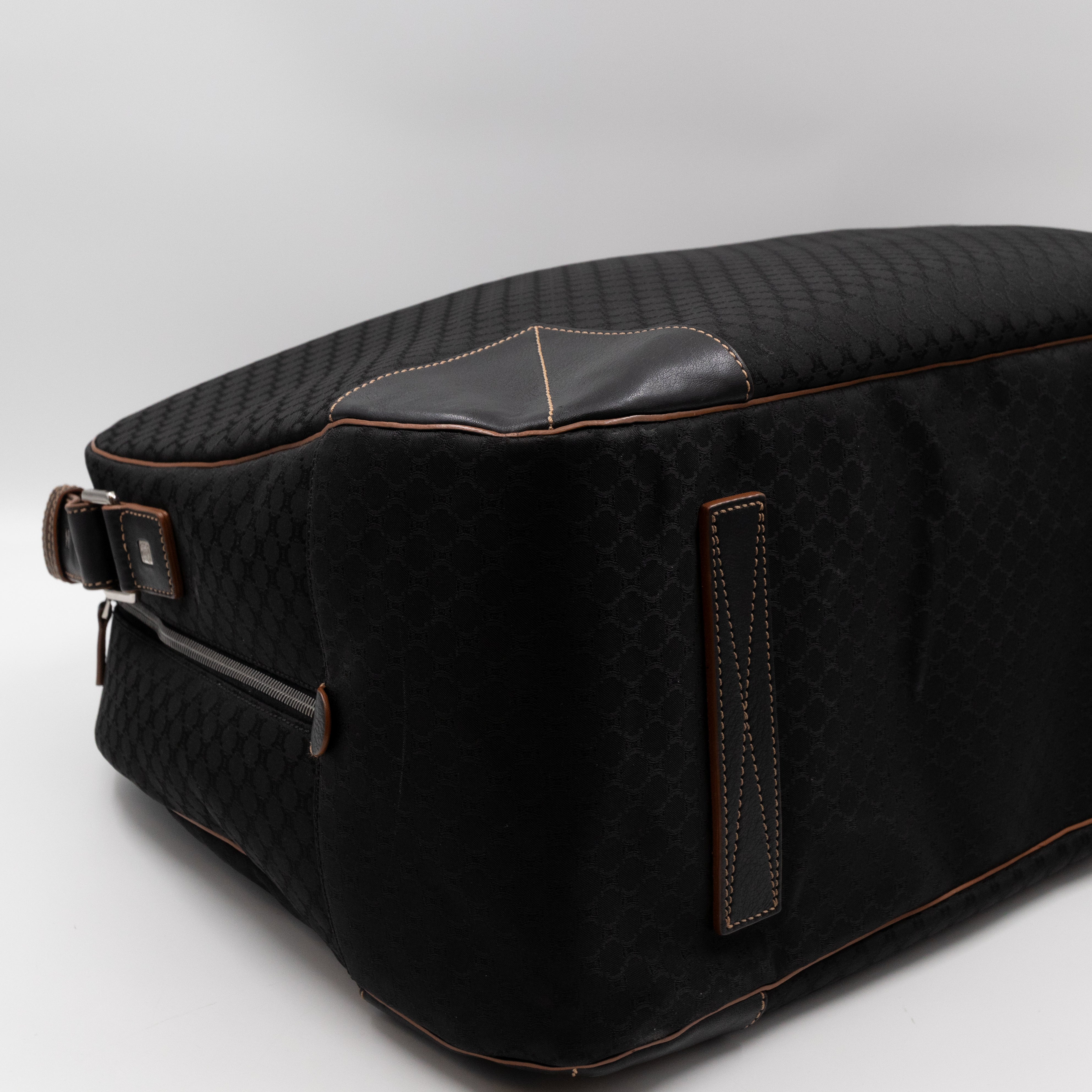 Macadam Duffle Nylon and Leather Travel Bag