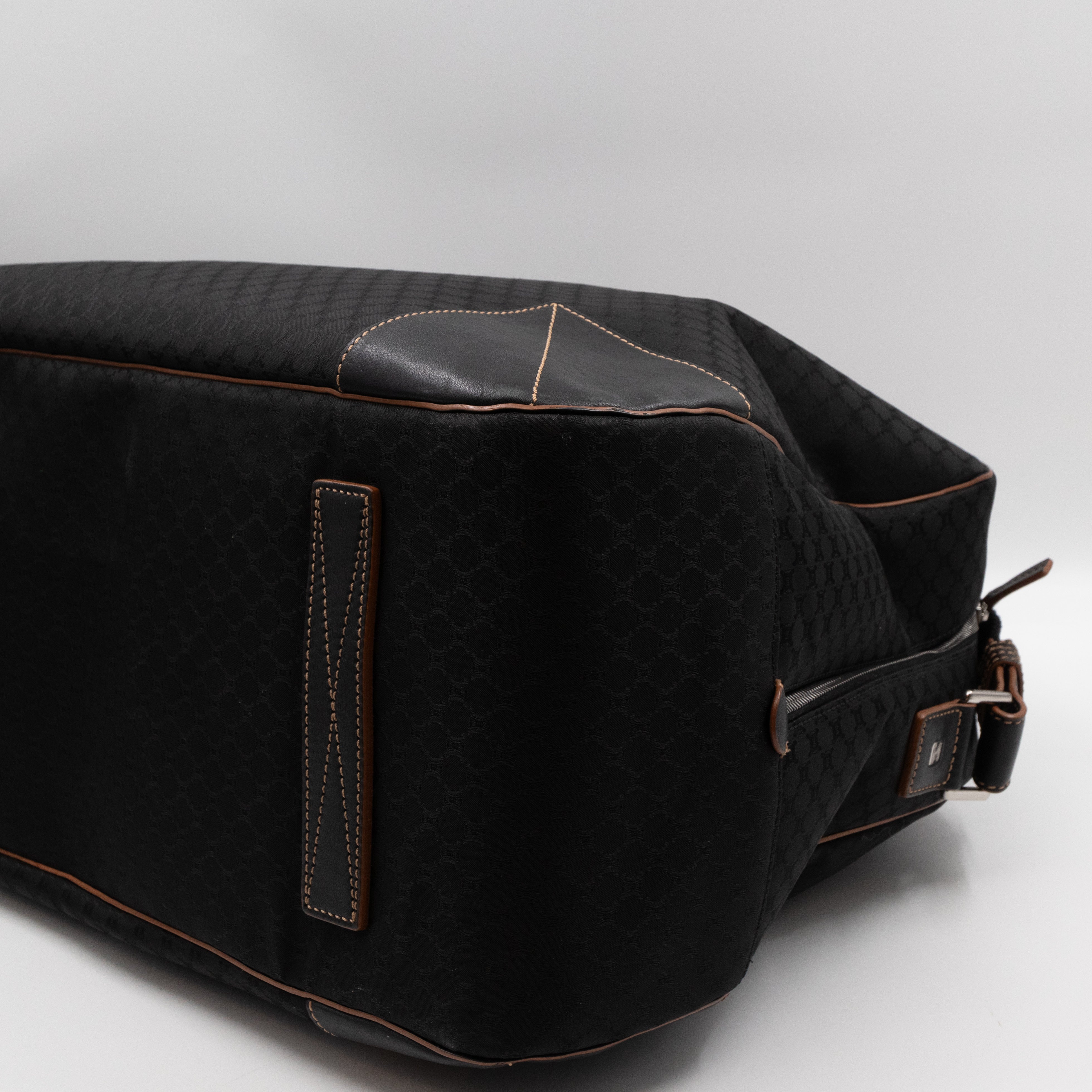 Macadam Duffle Nylon and Leather Travel Bag