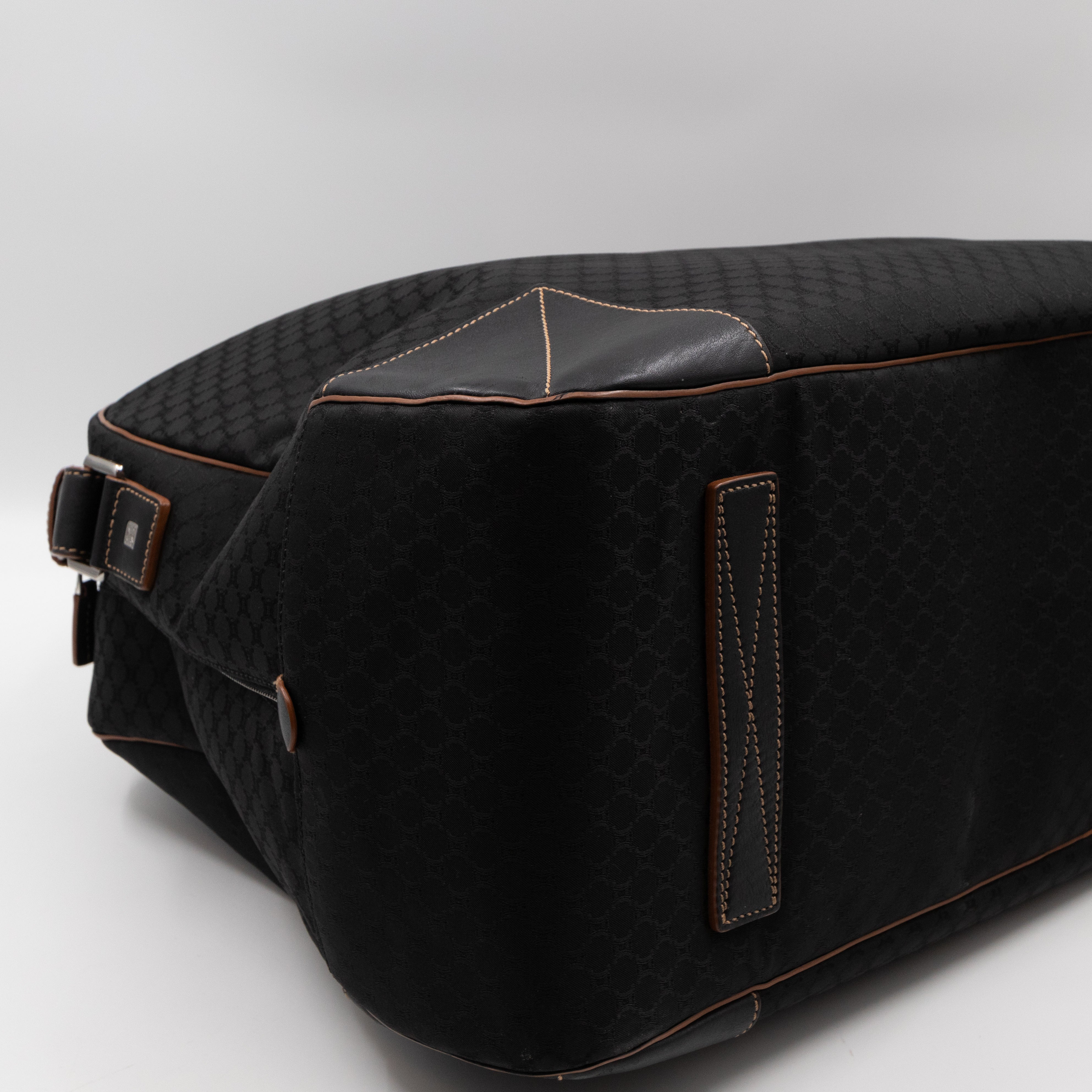 Macadam Duffle Nylon and Leather Travel Bag