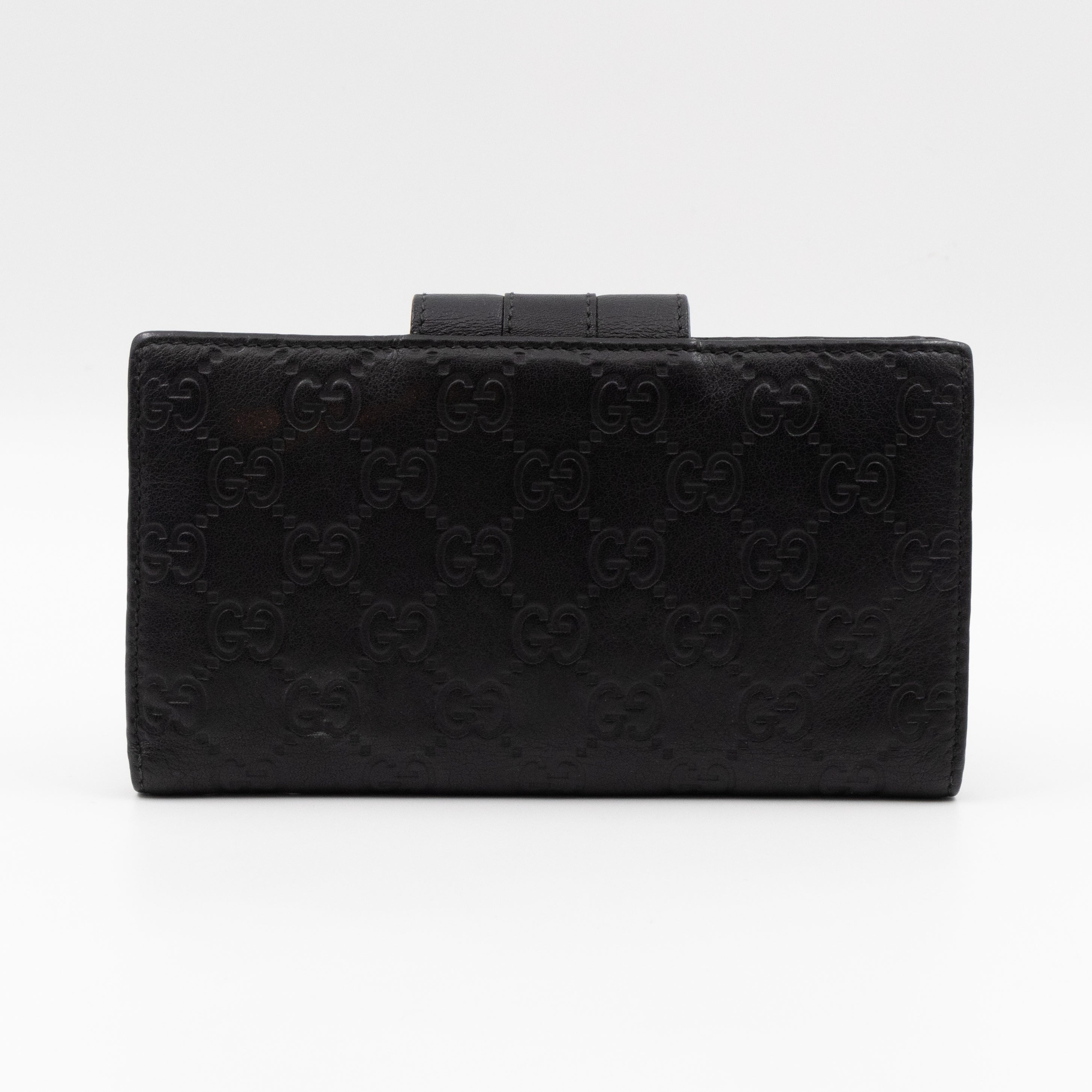 Guccissima Black Leather Wallet