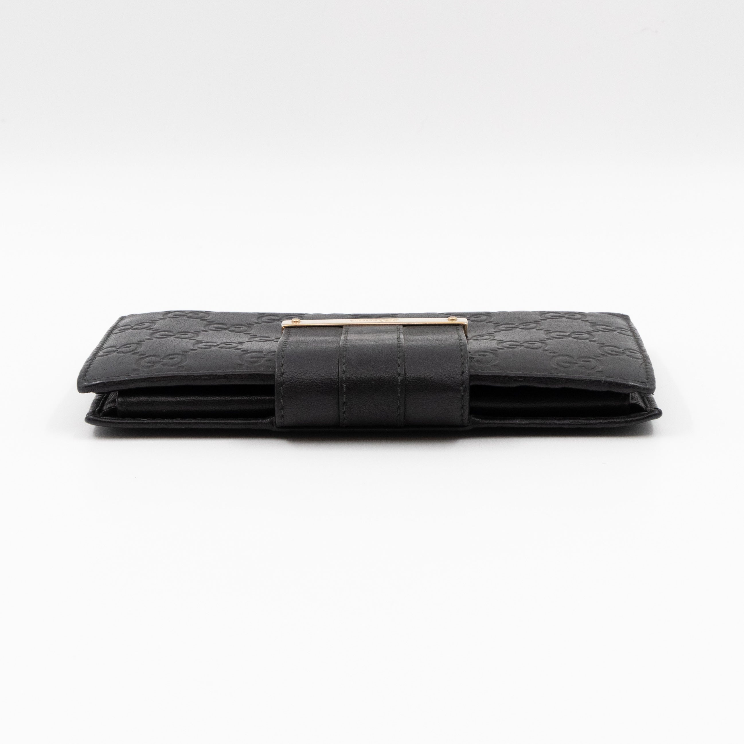 Guccissima Black Leather Wallet