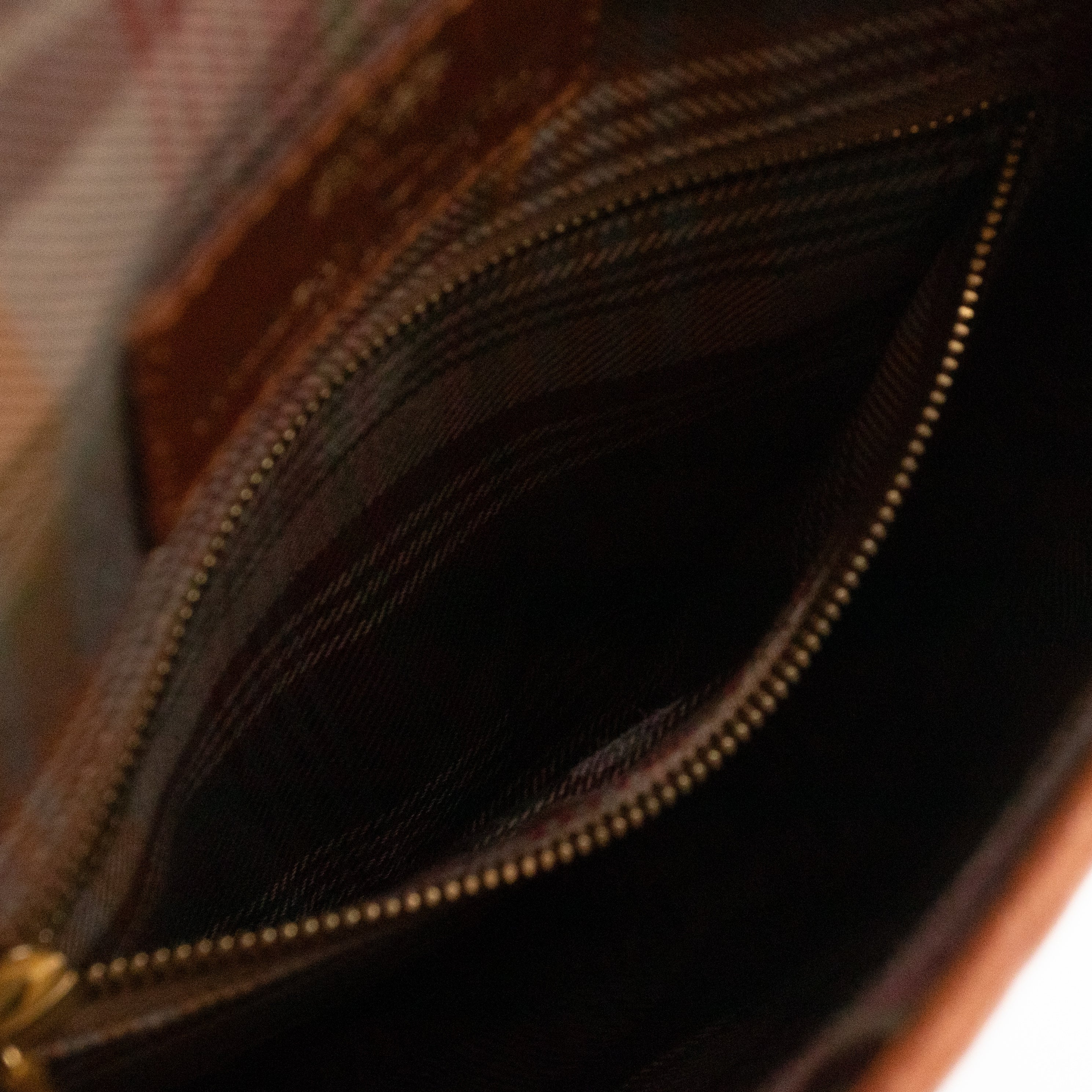 Vintage Crossbody Bag Blue Leather