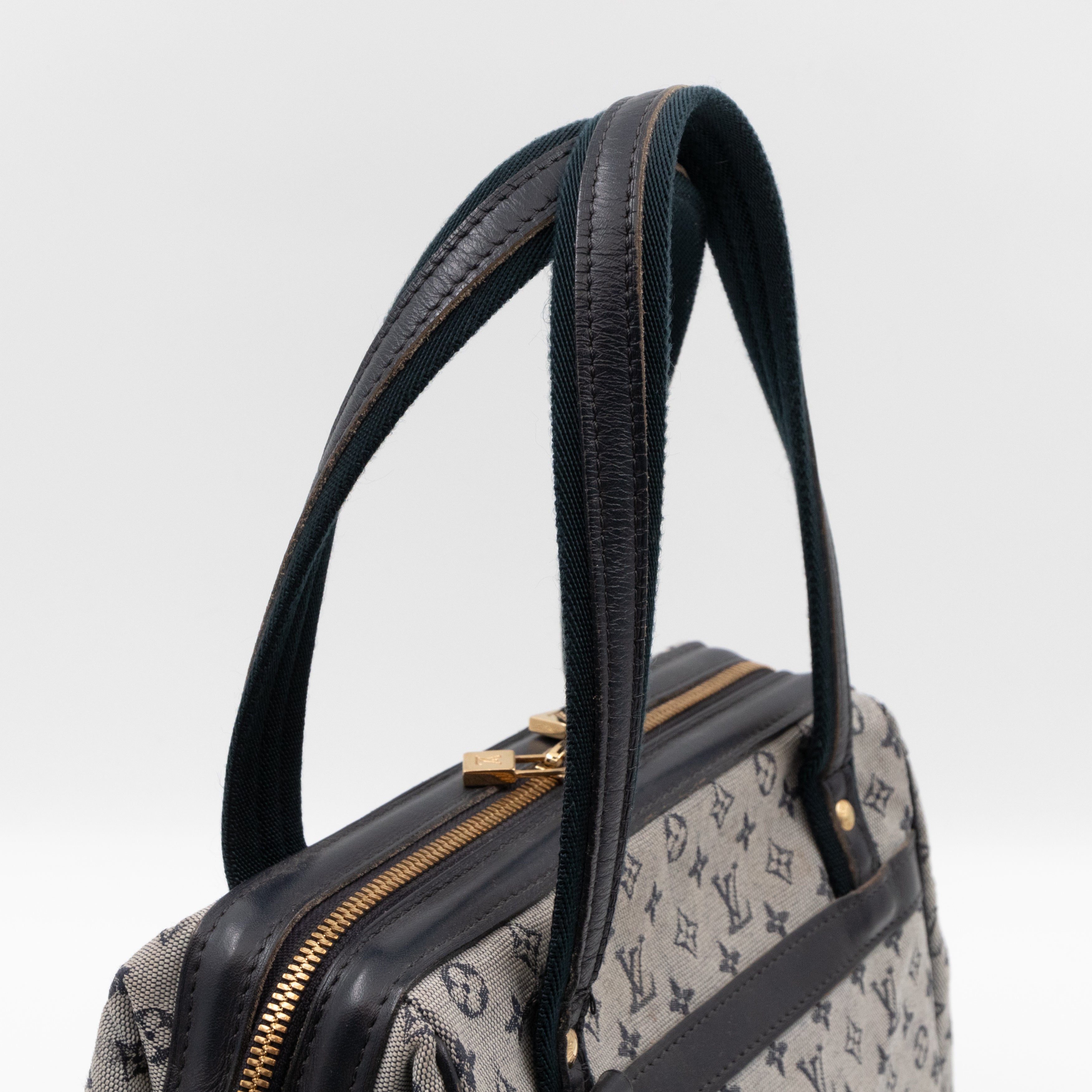 Josephine PM Idylle Monogram Mini Lin Blue Canvas