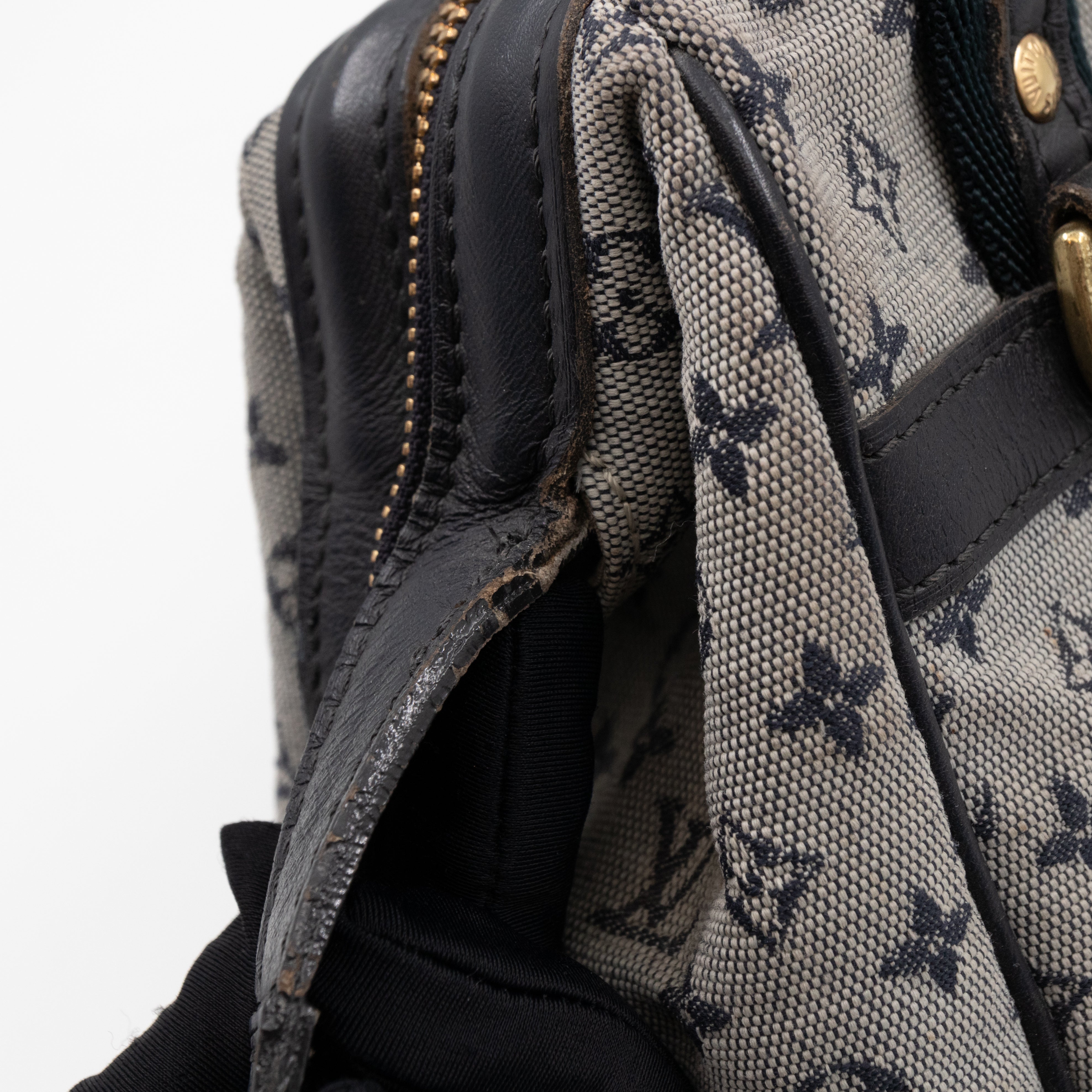 Josephine PM Idylle Monogram Mini Lin Blue Canvas