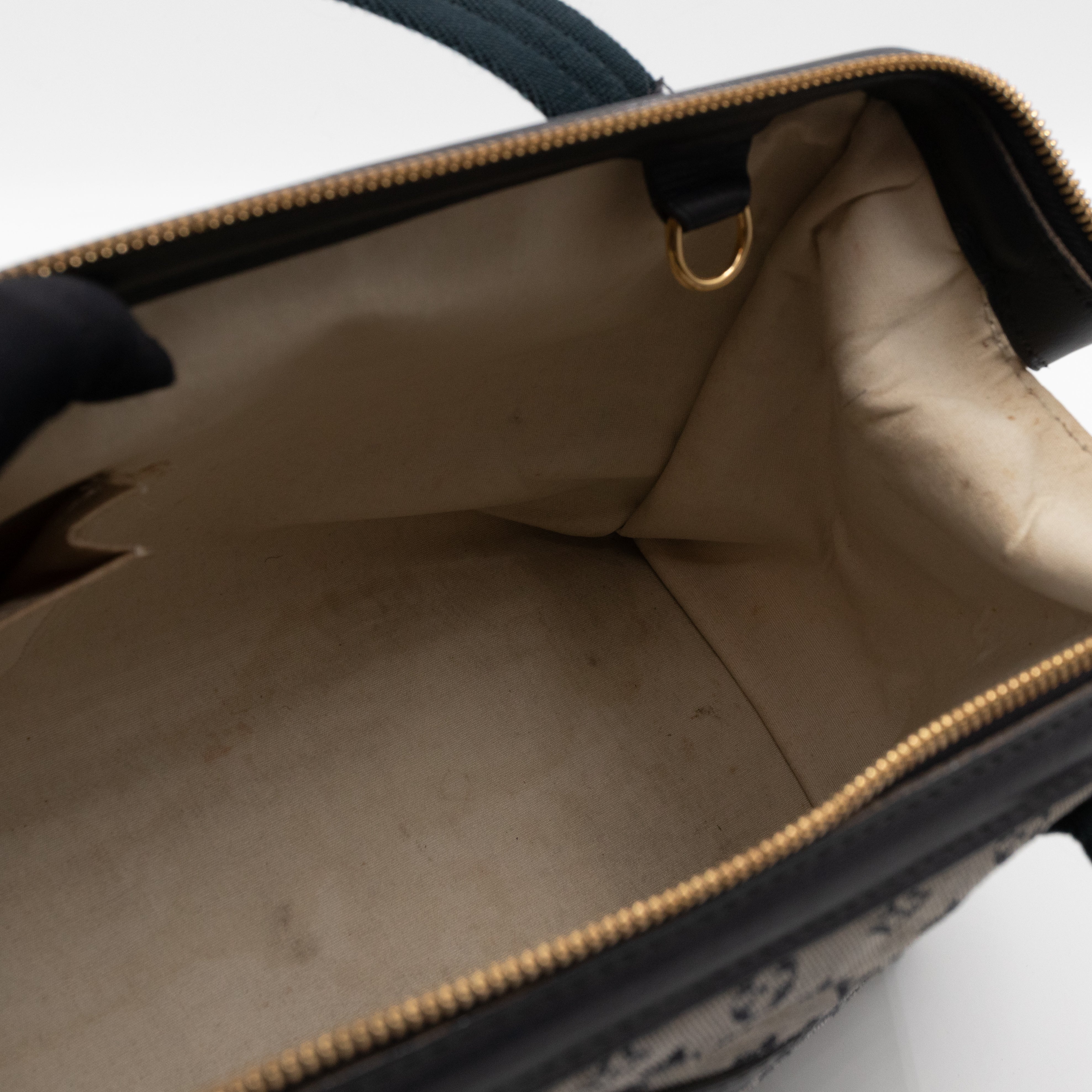 Josephine PM Idylle Monogram Mini Lin Blue Canvas