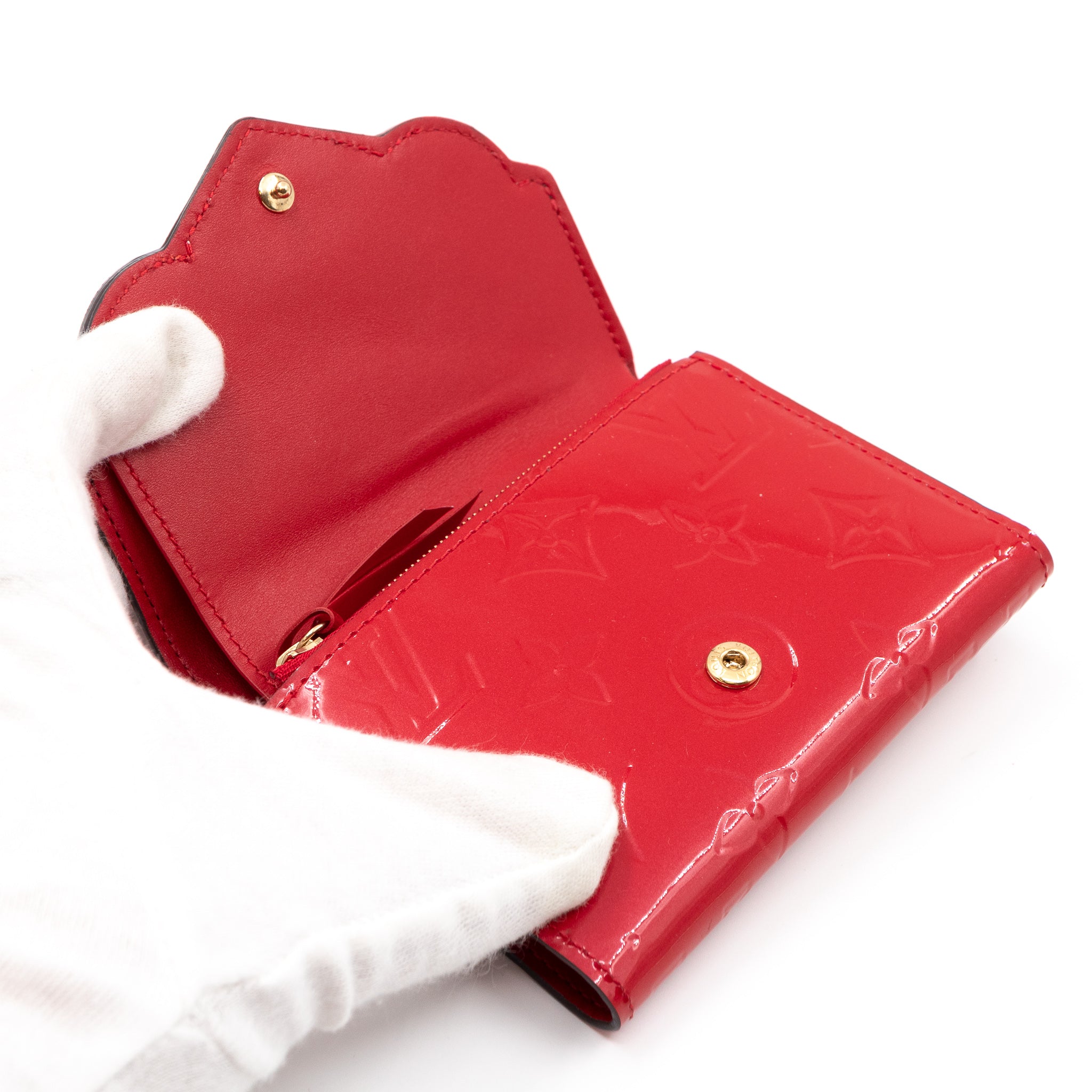 Valentines Day Bird Victorine Wallet Vernis