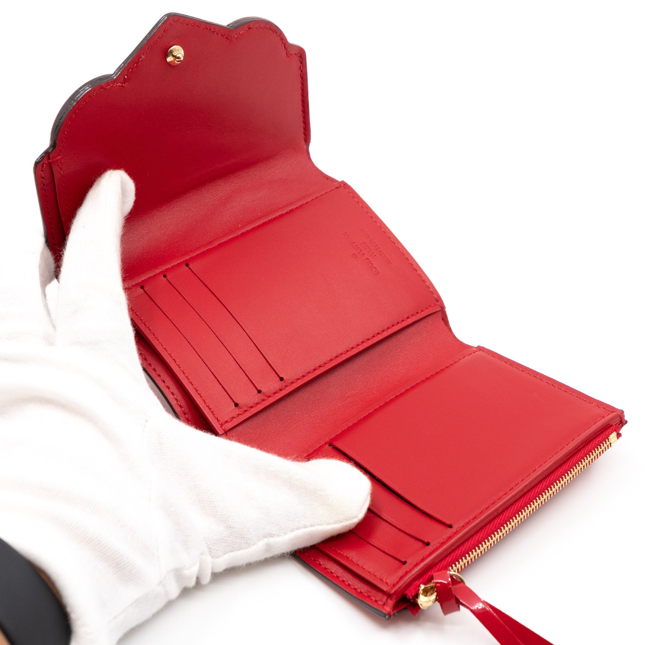 Valentines Day Bird Victorine Wallet Vernis