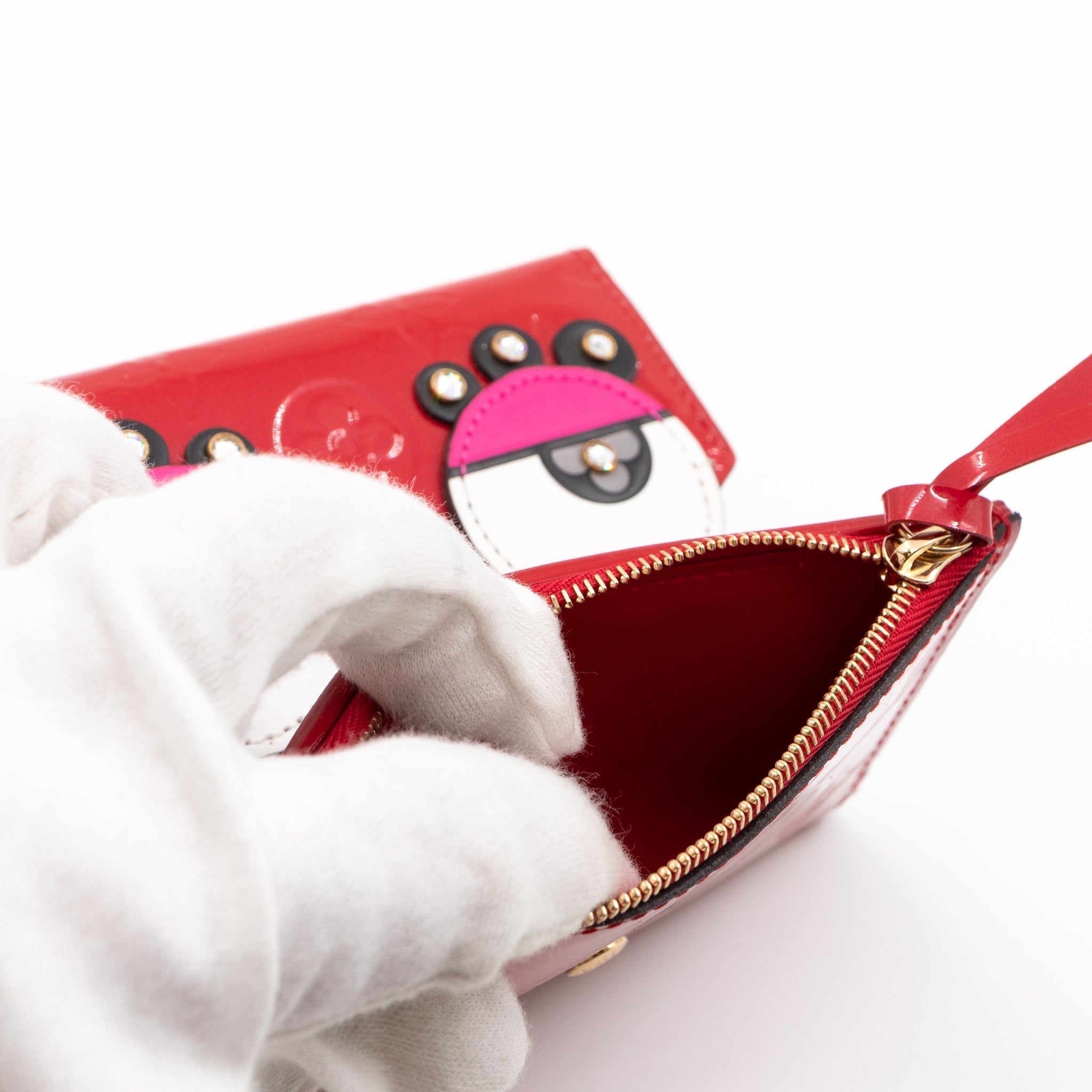 Valentines Day Bird Victorine Wallet Vernis