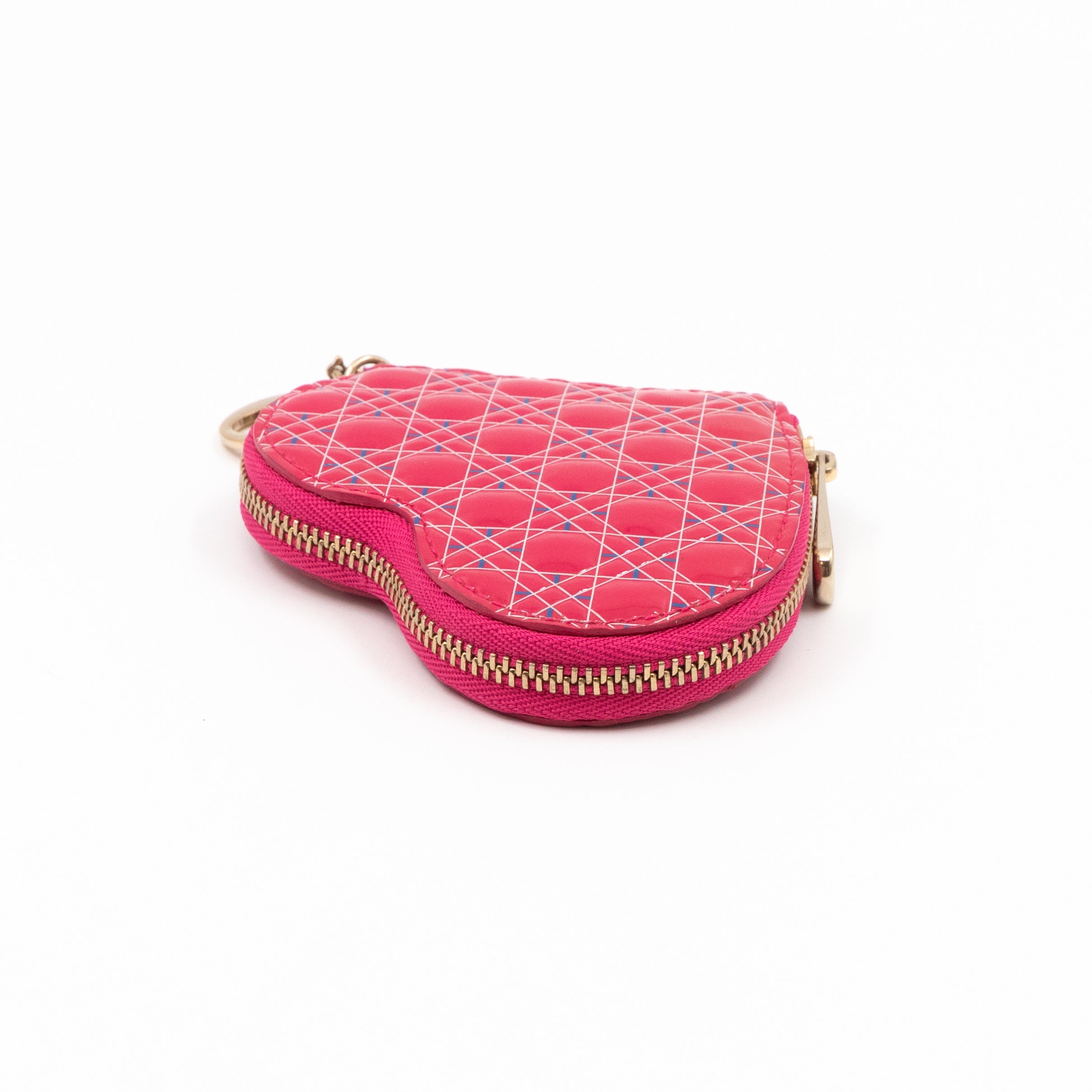 Heart Coin Purse Pink Patent