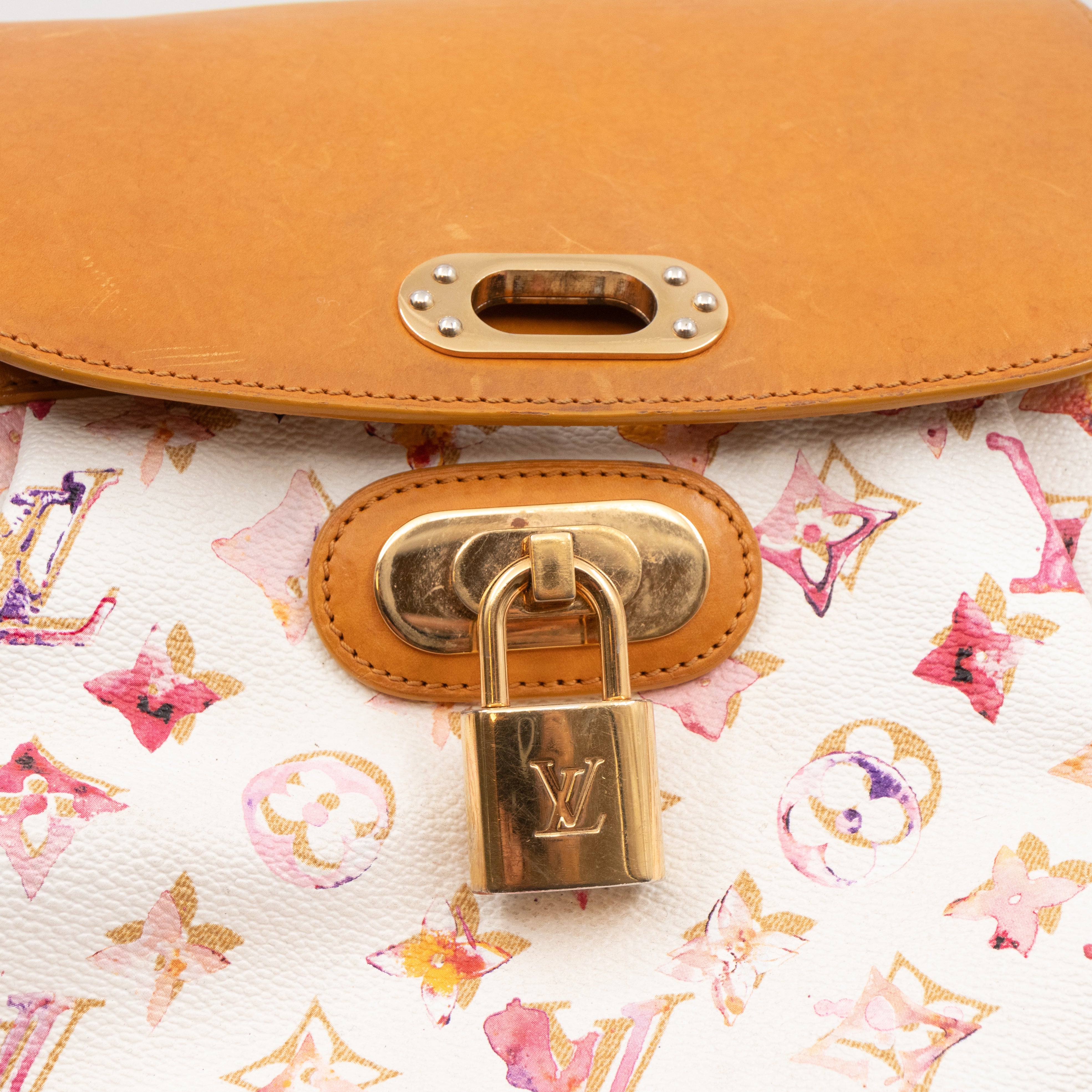 Richard Prince Jamais Monogram Watercolor Aquarelle White