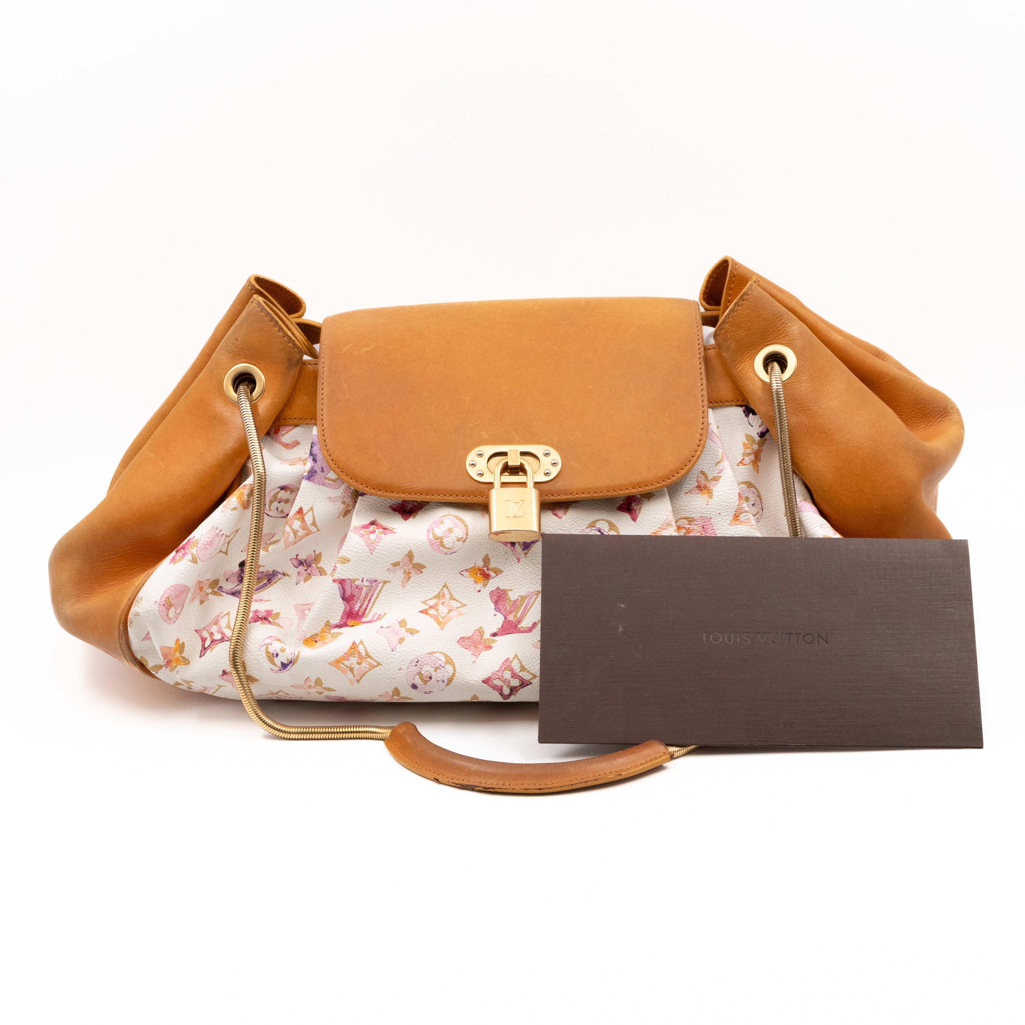 Richard Prince Jamais Monogram Watercolor Aquarelle White