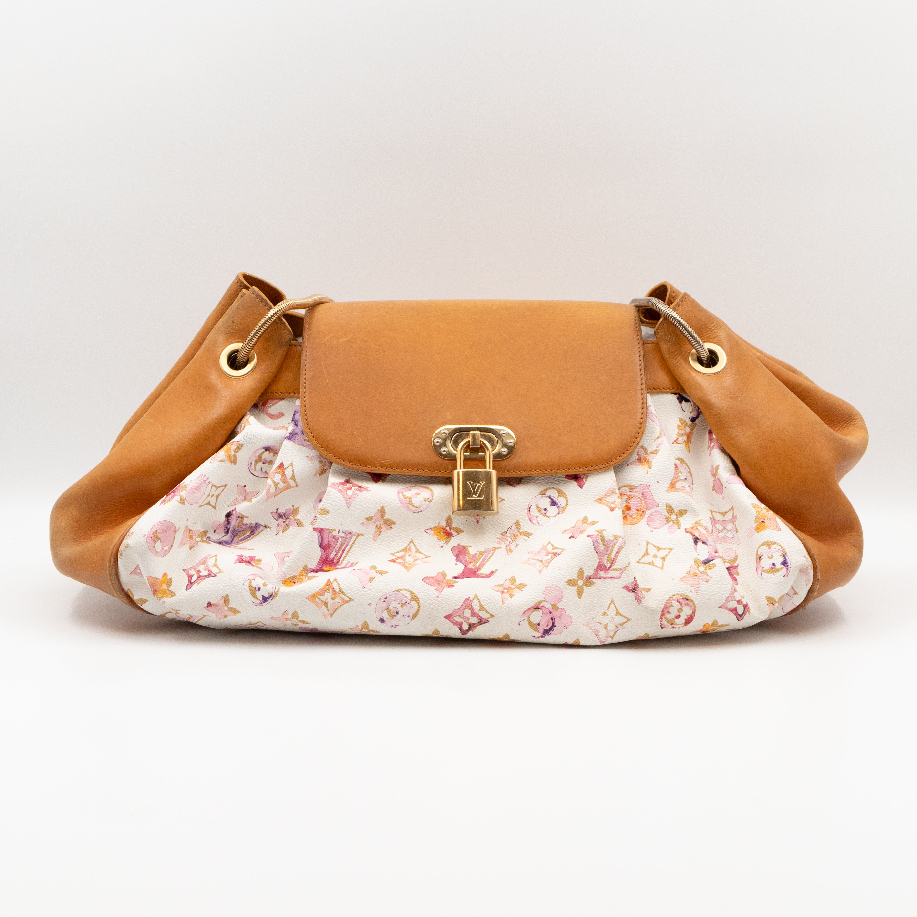 Richard Prince Jamais Monogram Watercolor Aquarelle White