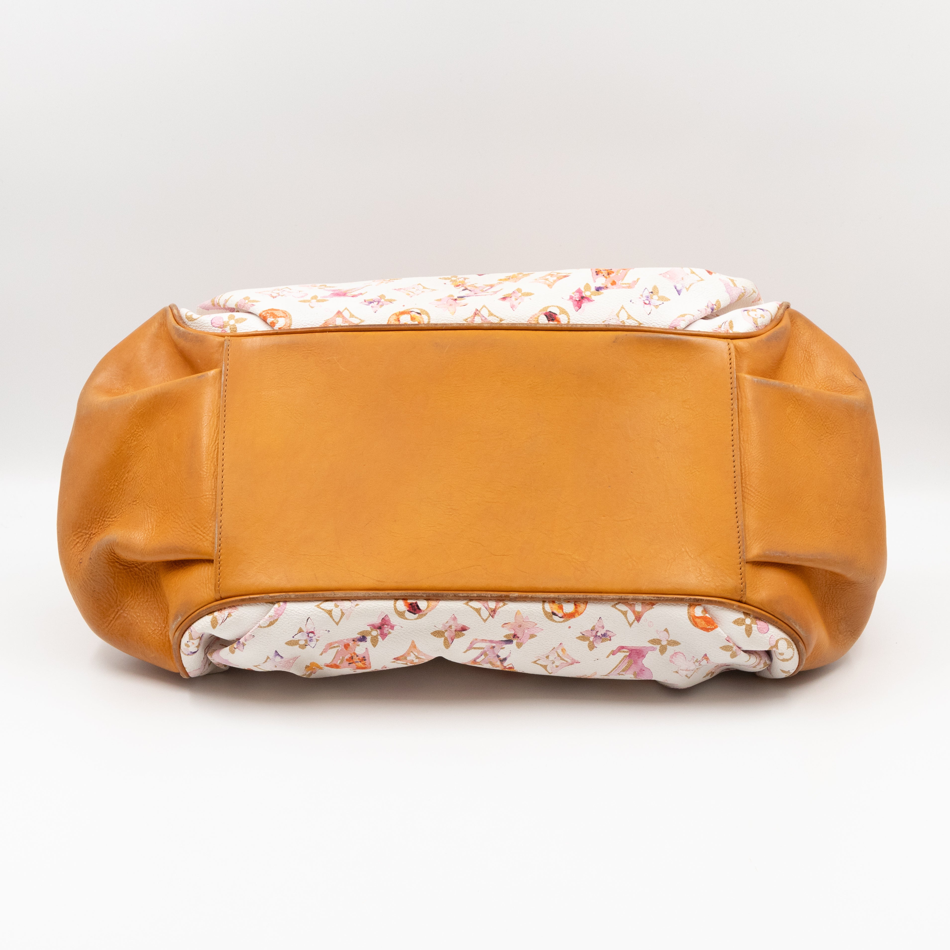 Richard Prince Jamais Monogram Watercolor Aquarelle White