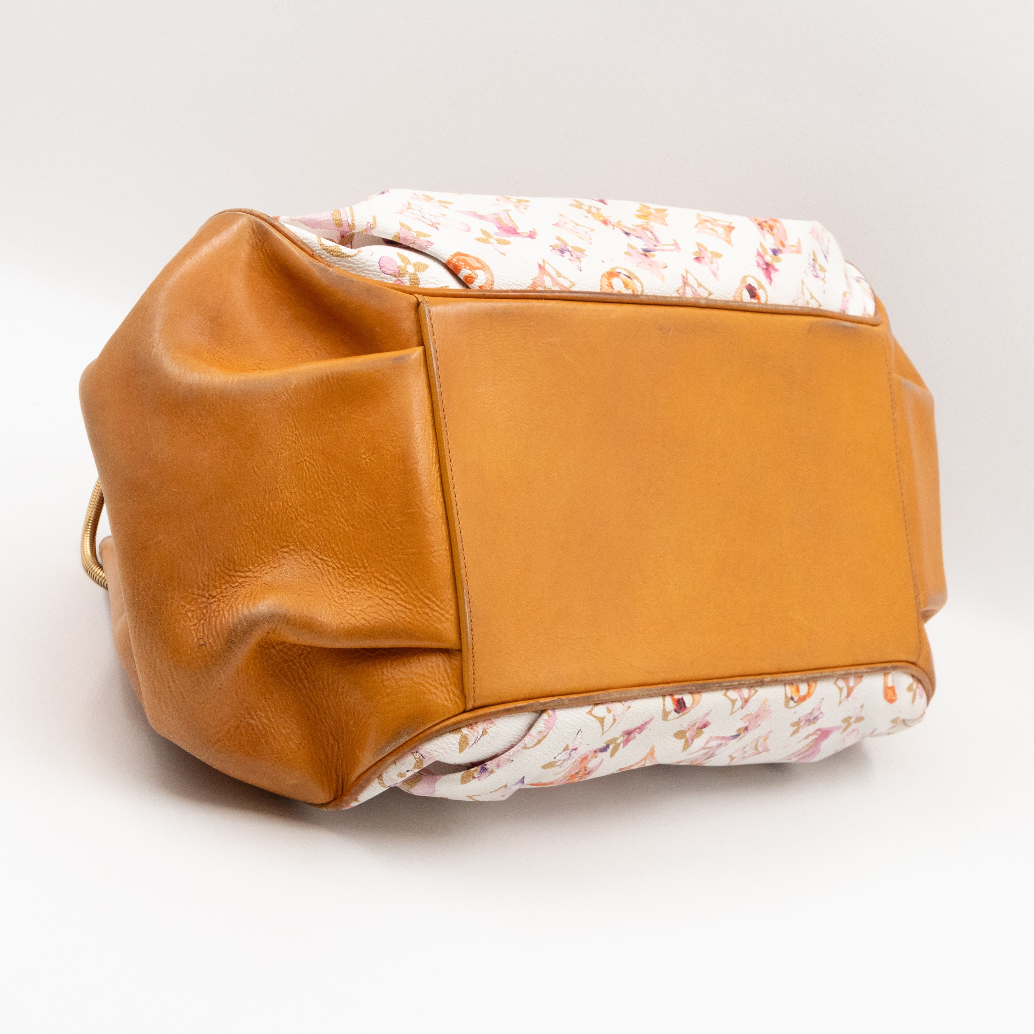 Richard Prince Jamais Monogram Watercolor Aquarelle White