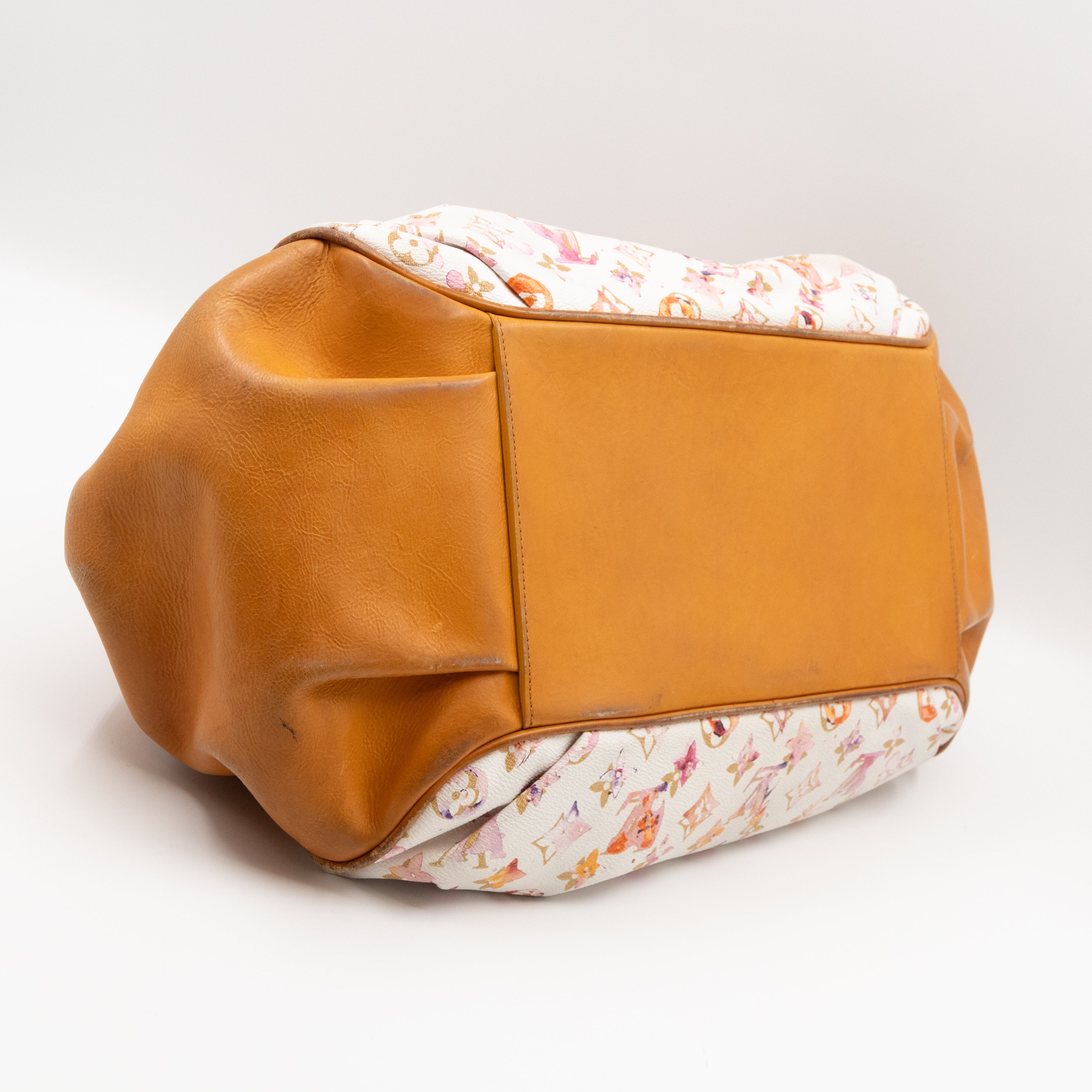 Richard Prince Jamais Monogram Watercolor Aquarelle White