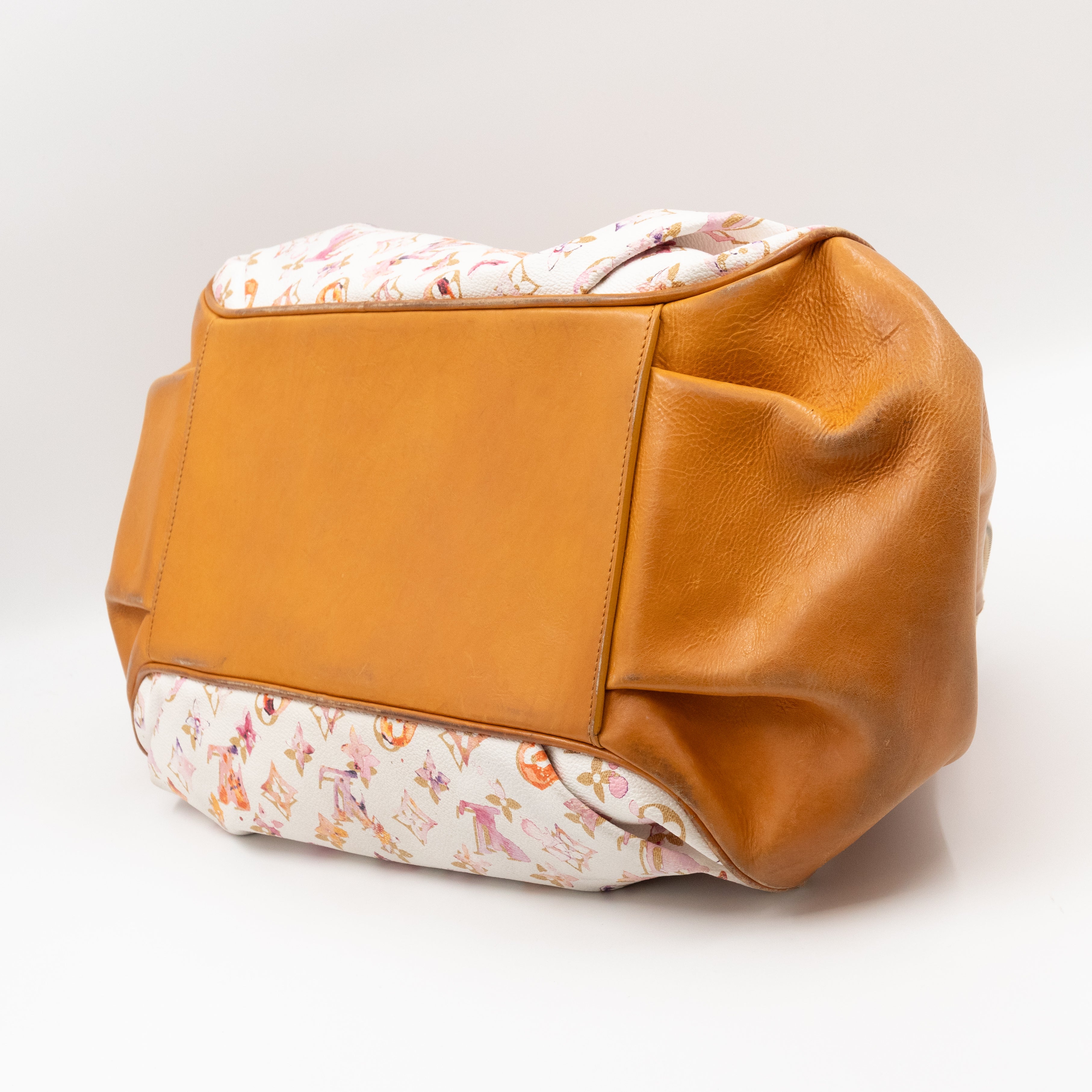 Richard Prince Jamais Monogram Watercolor Aquarelle White