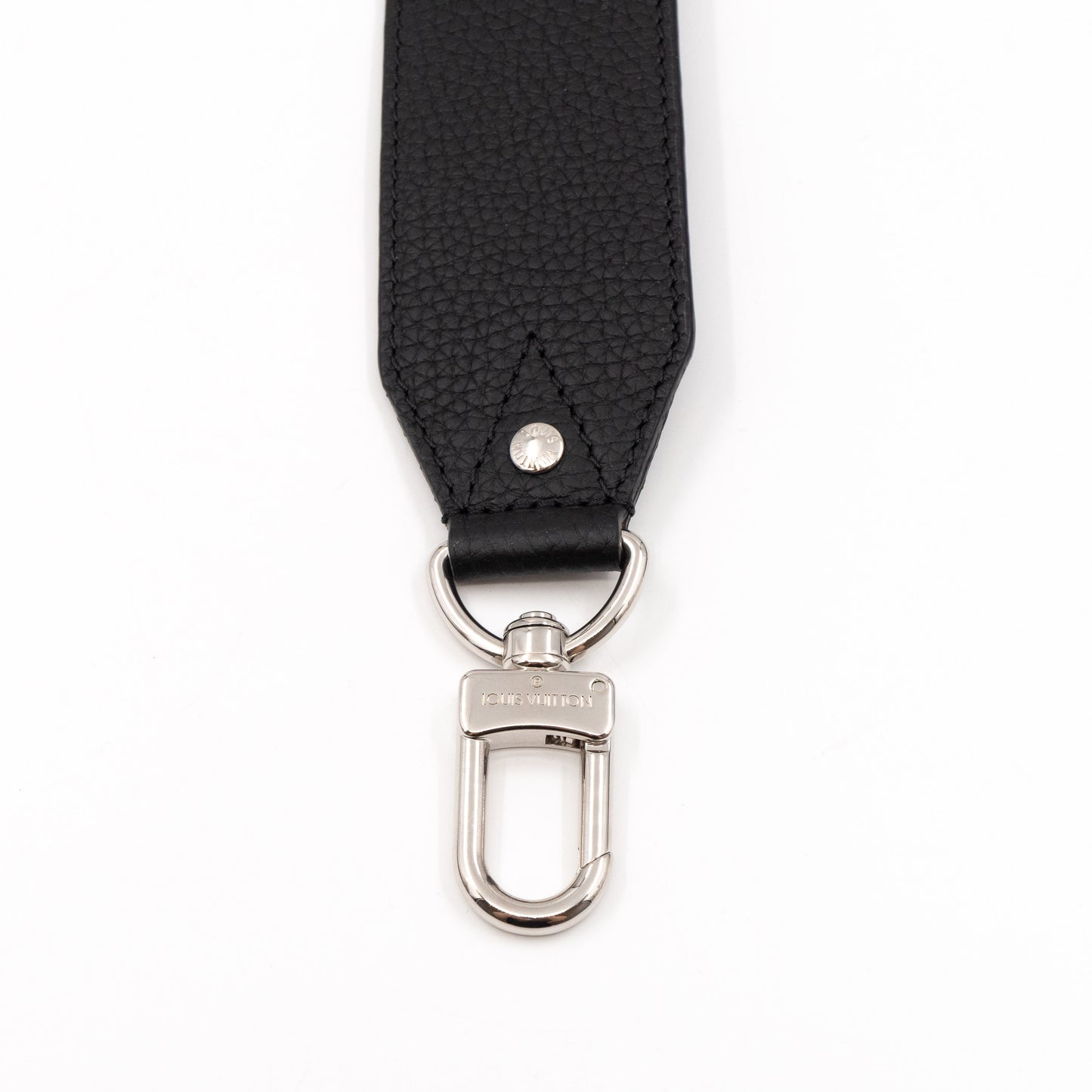 Bandoulière Shoulder Strap Black Leather