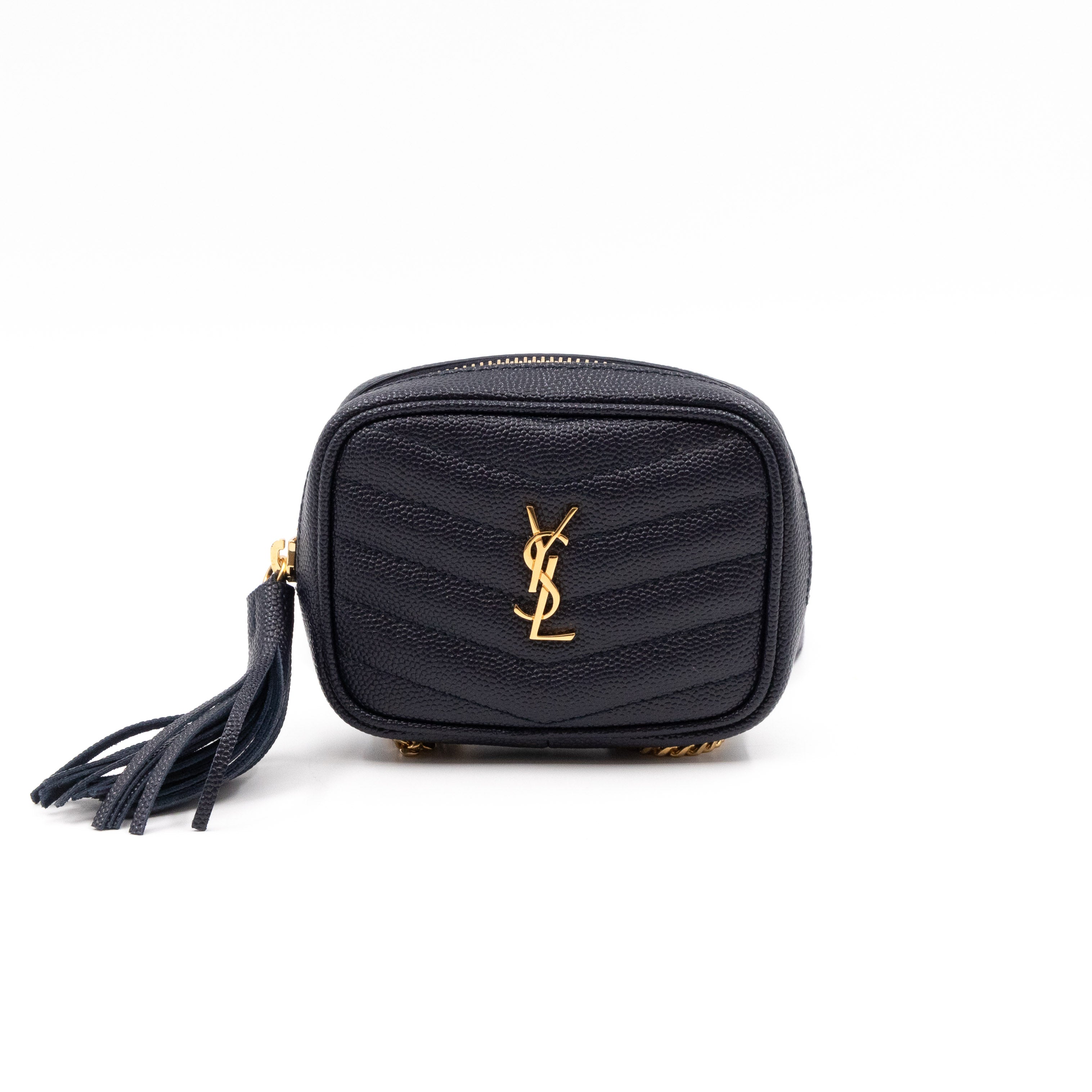 Lou Nano Navy Blue Leather