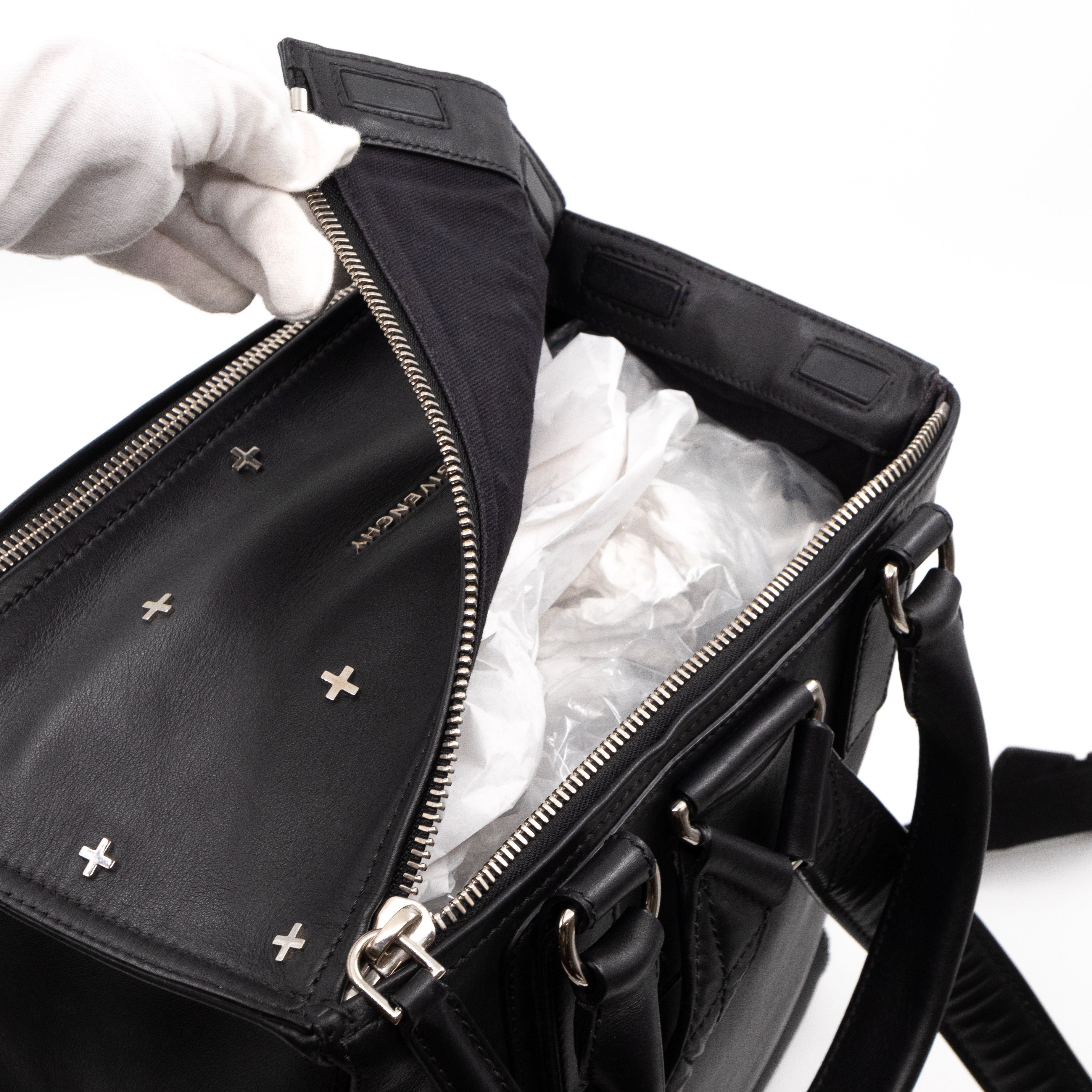 Pandora Backpack Black Leather