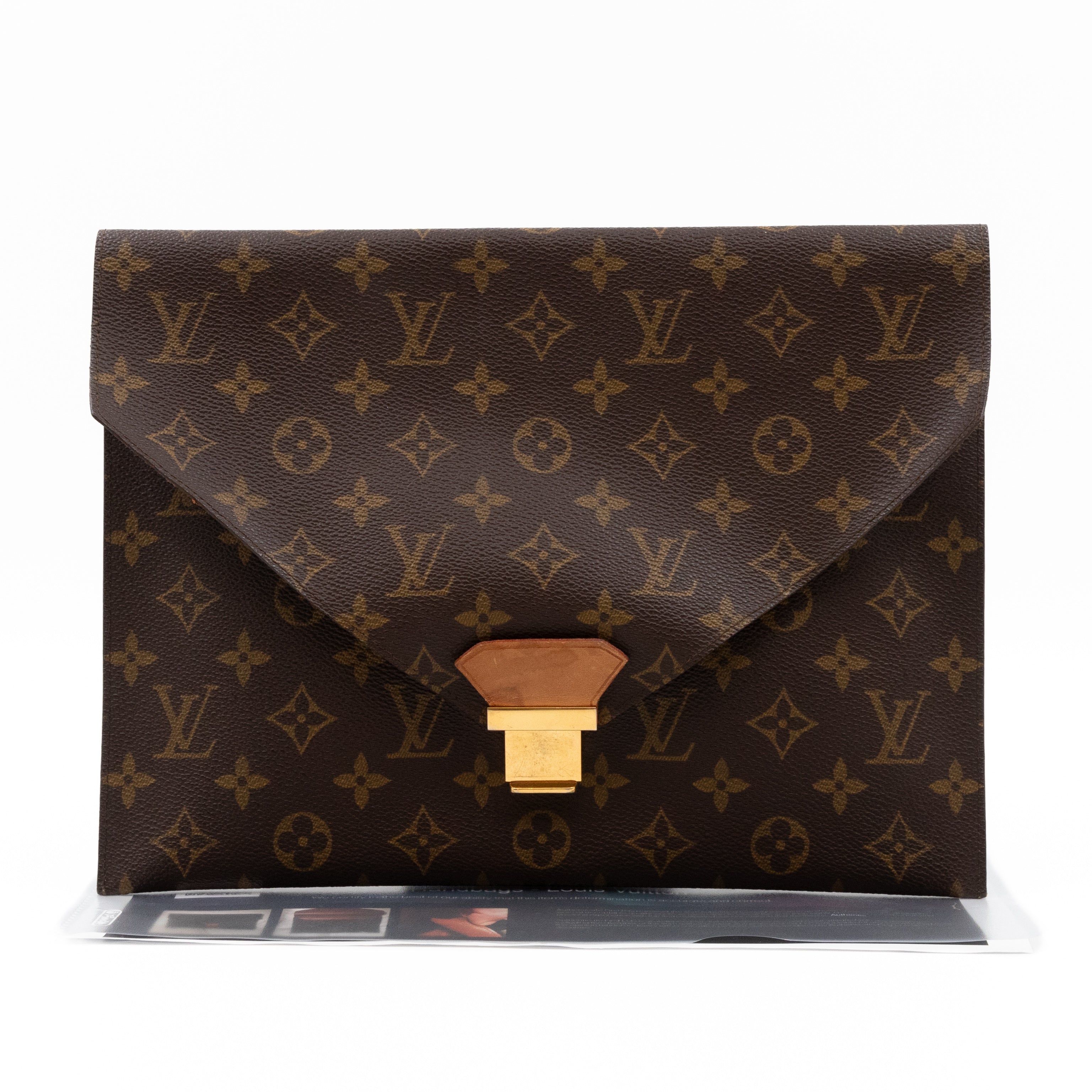 Vintage Poche Plate Monogram