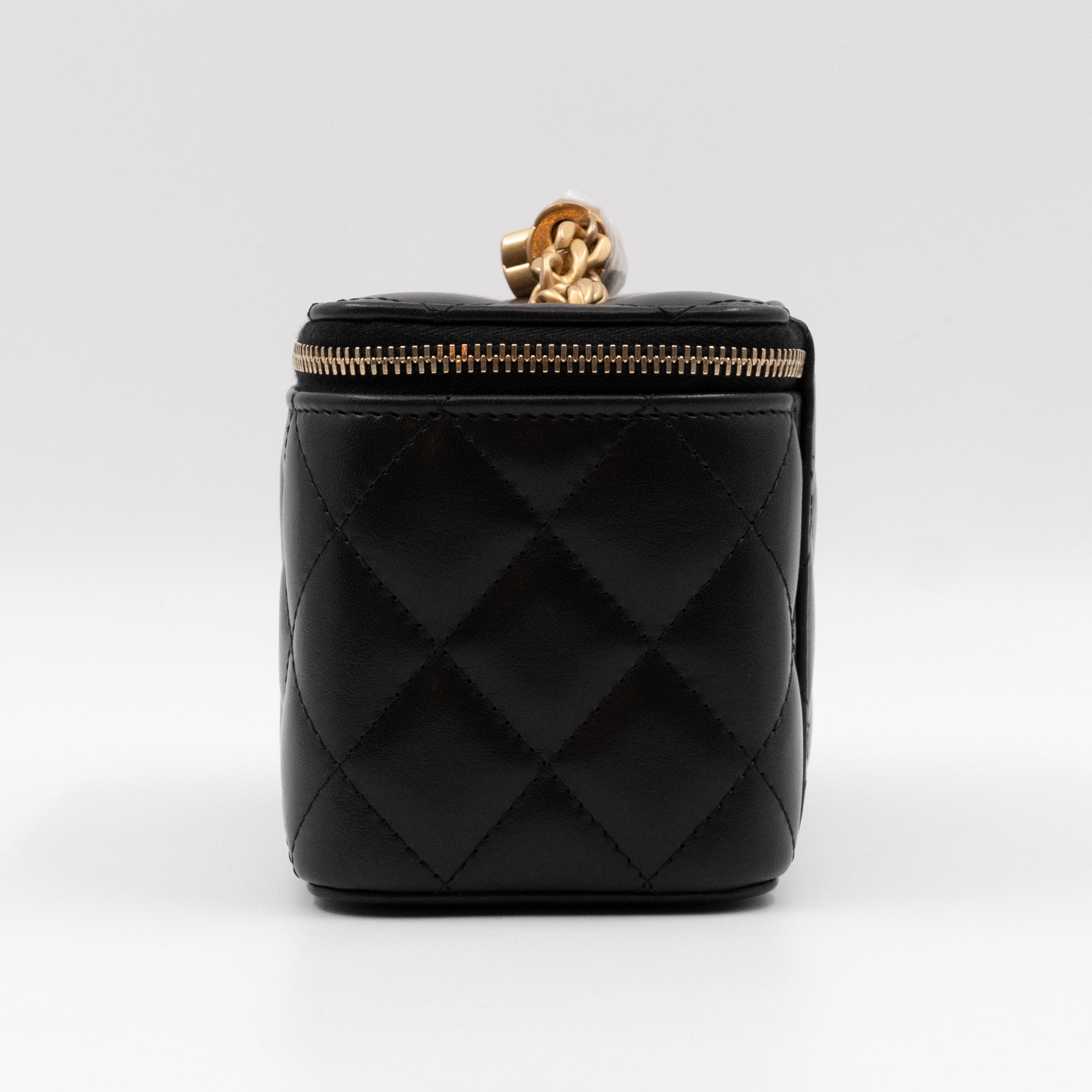 Vanity Classic Box Chain Black Lambskin