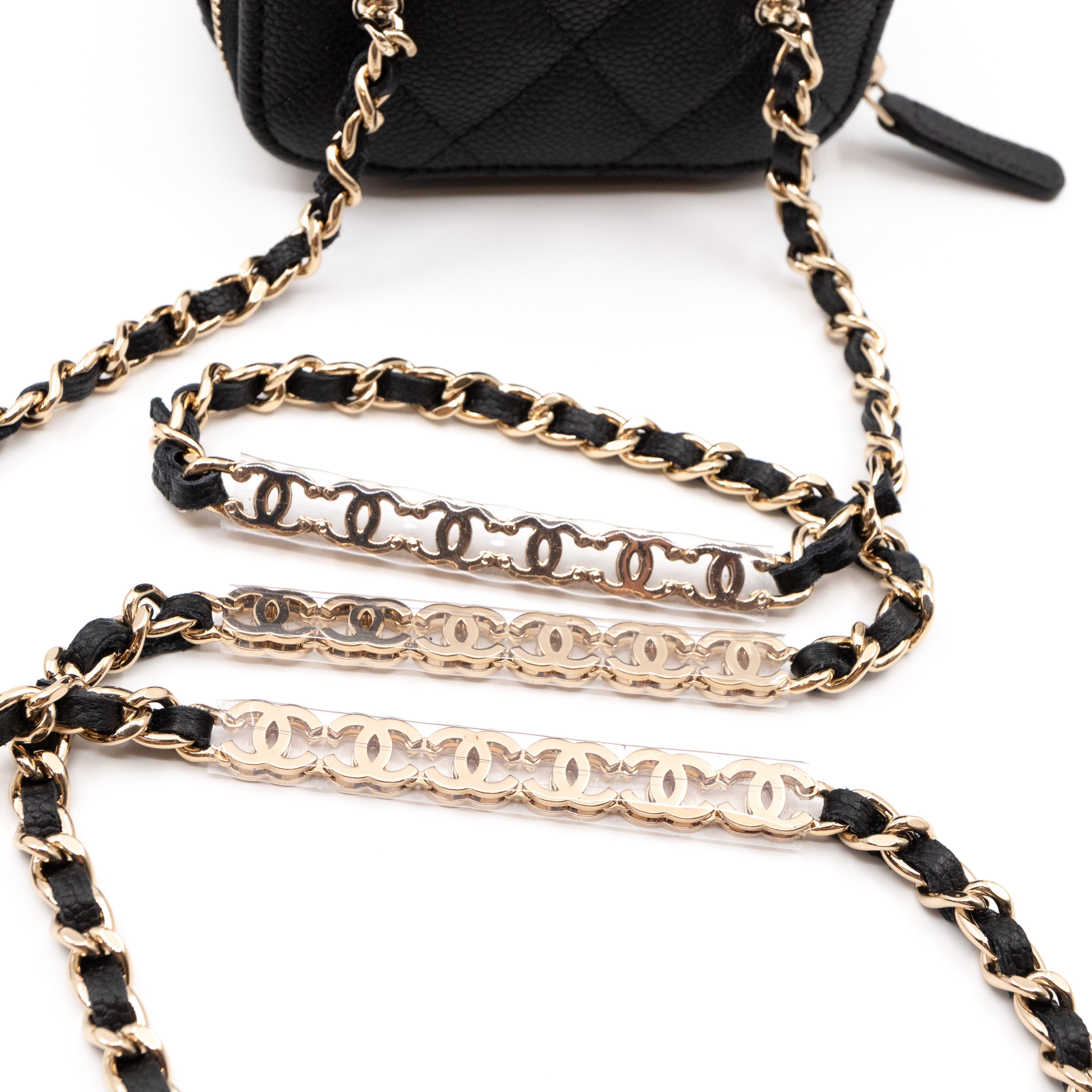 Small Vanity On CC Chain Black Caviar