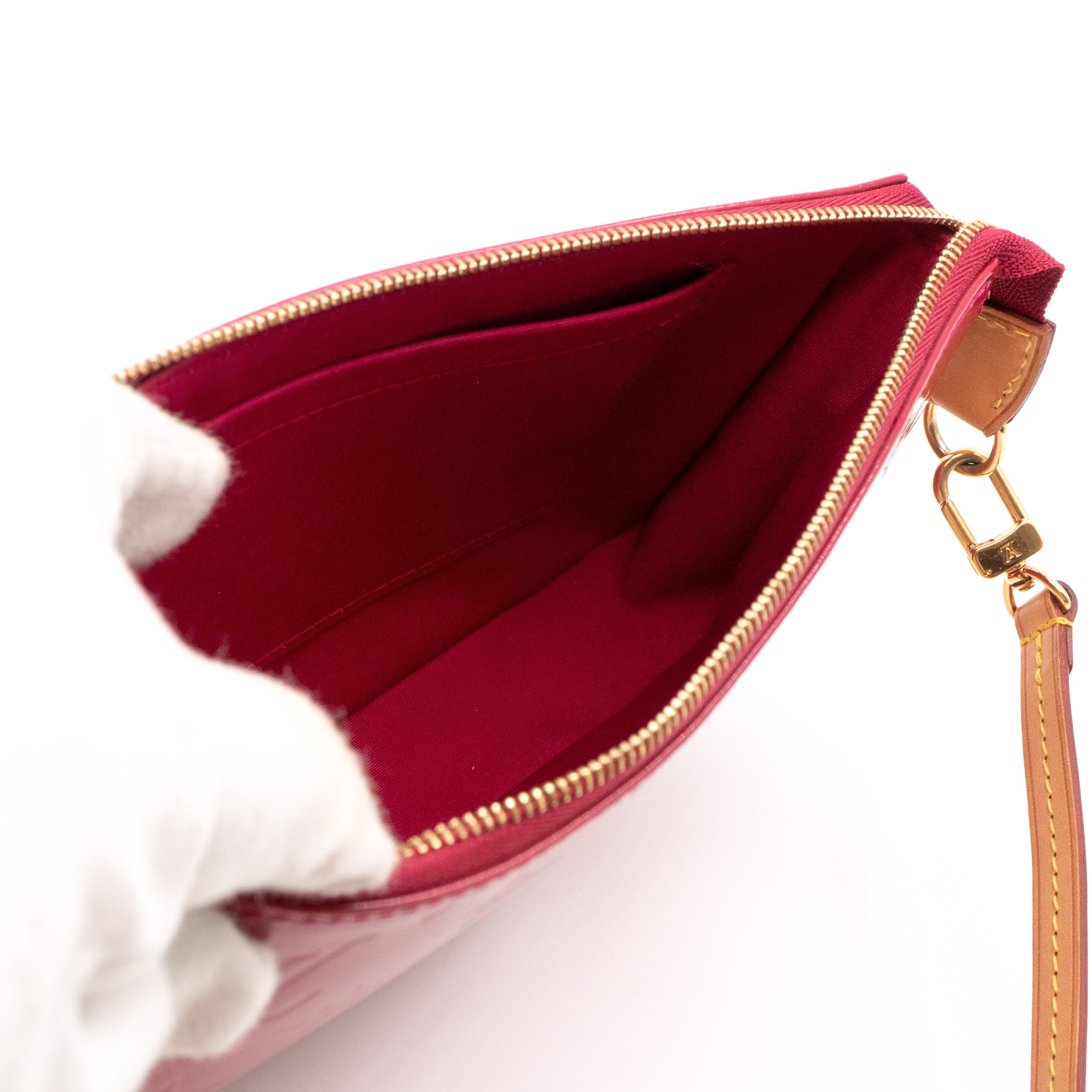 Pochette Accessoires Vernis Indian Rose