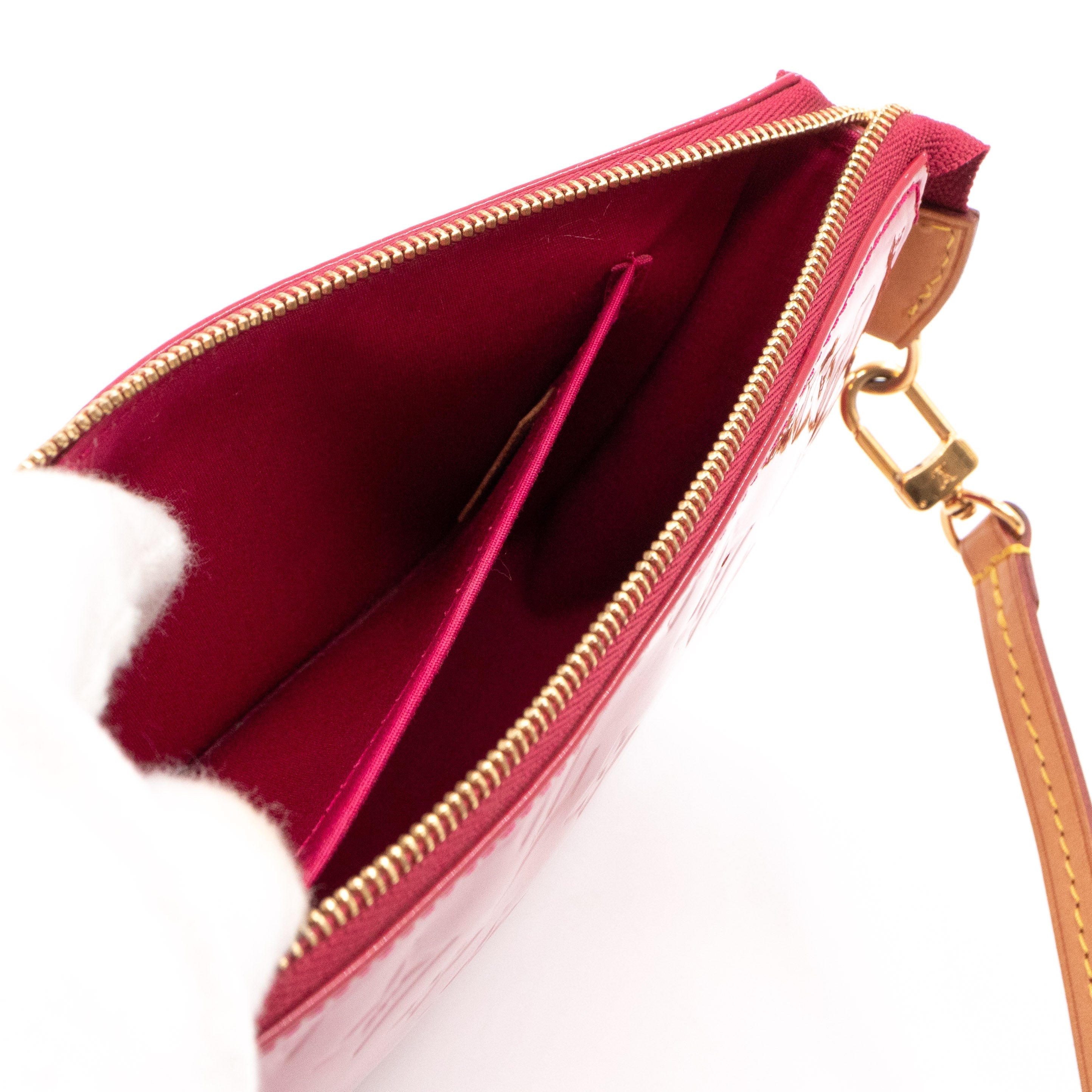 Pochette Accessoires Vernis Indian Rose