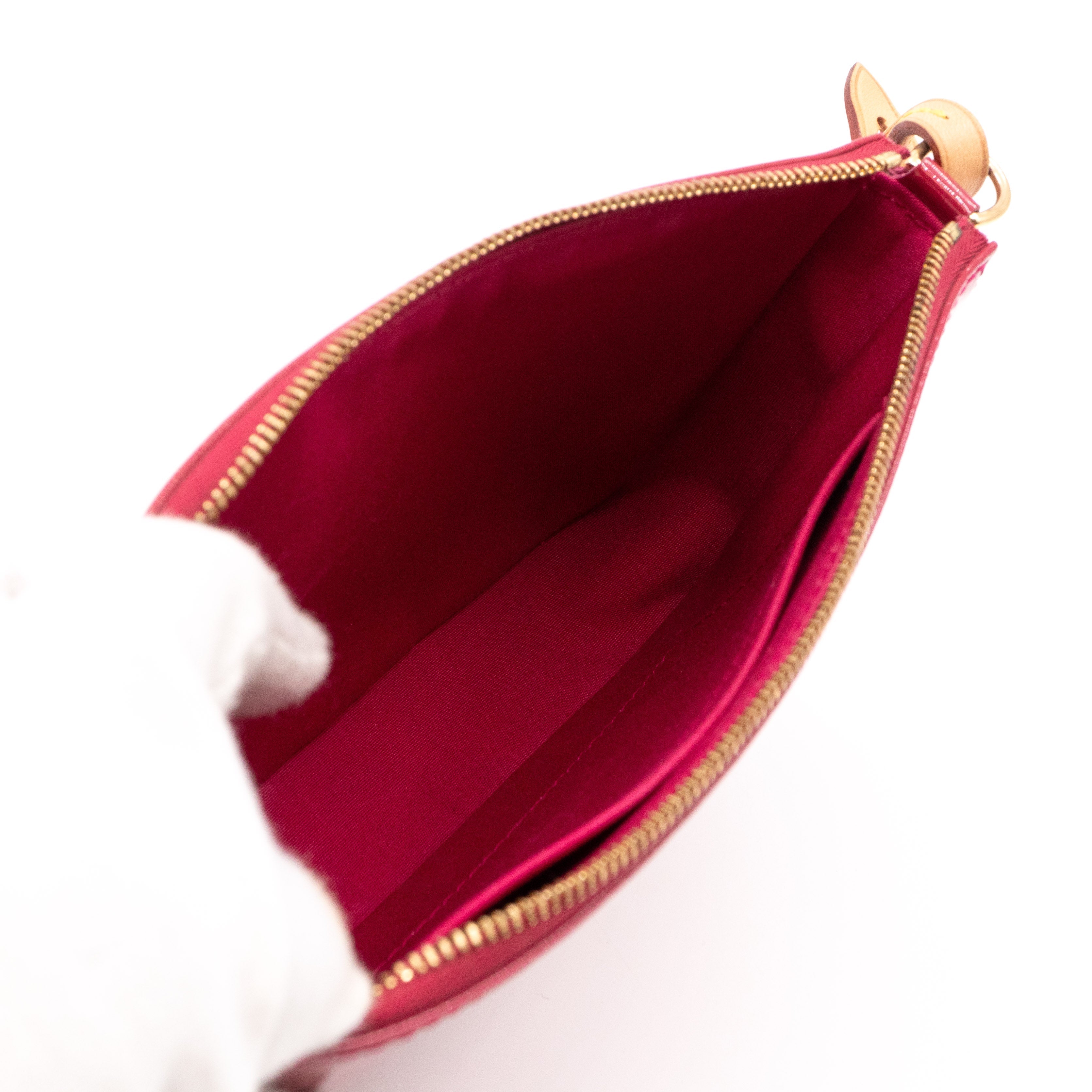 Pochette Accessoires Vernis Indian Rose