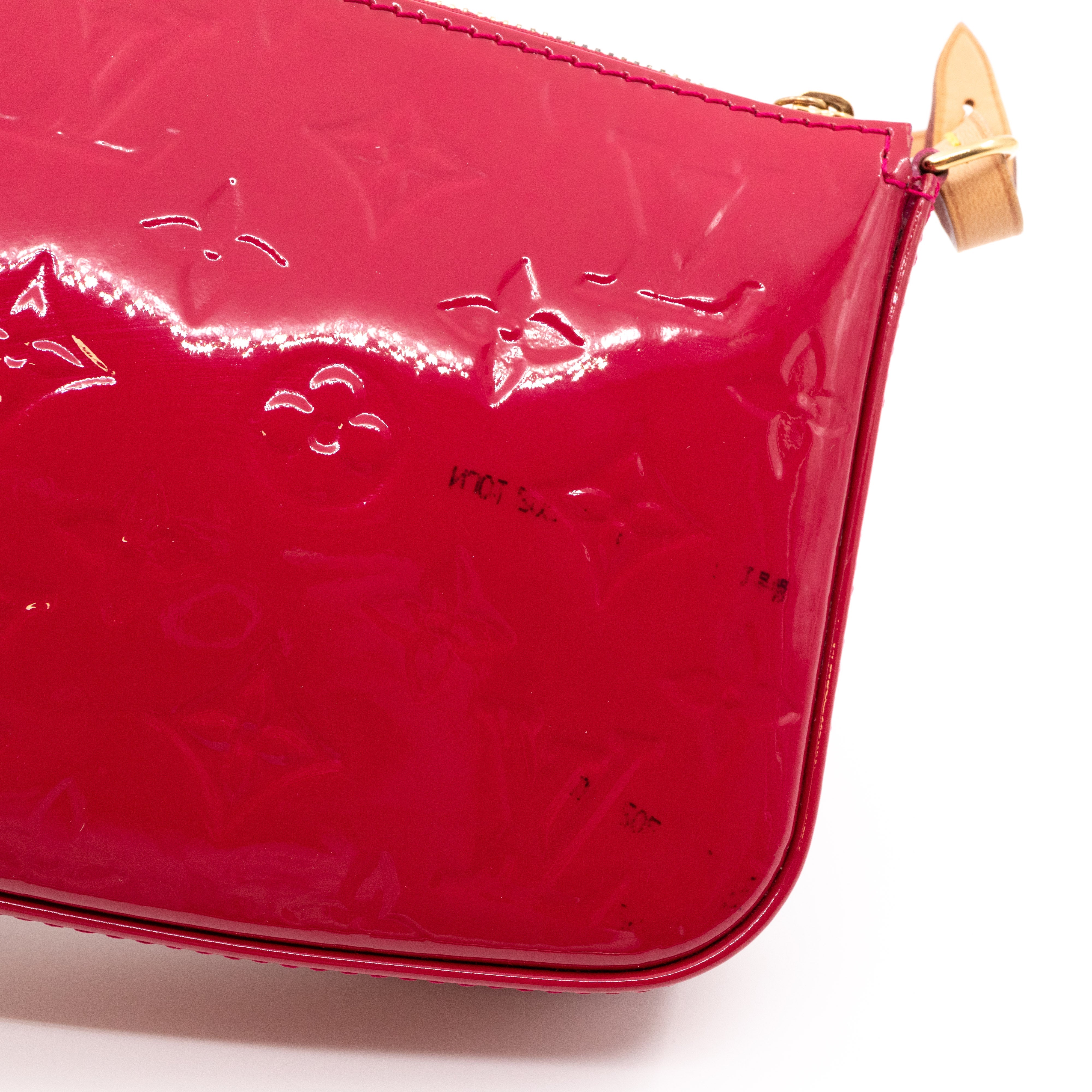 Pochette Accessoires Vernis Indian Rose