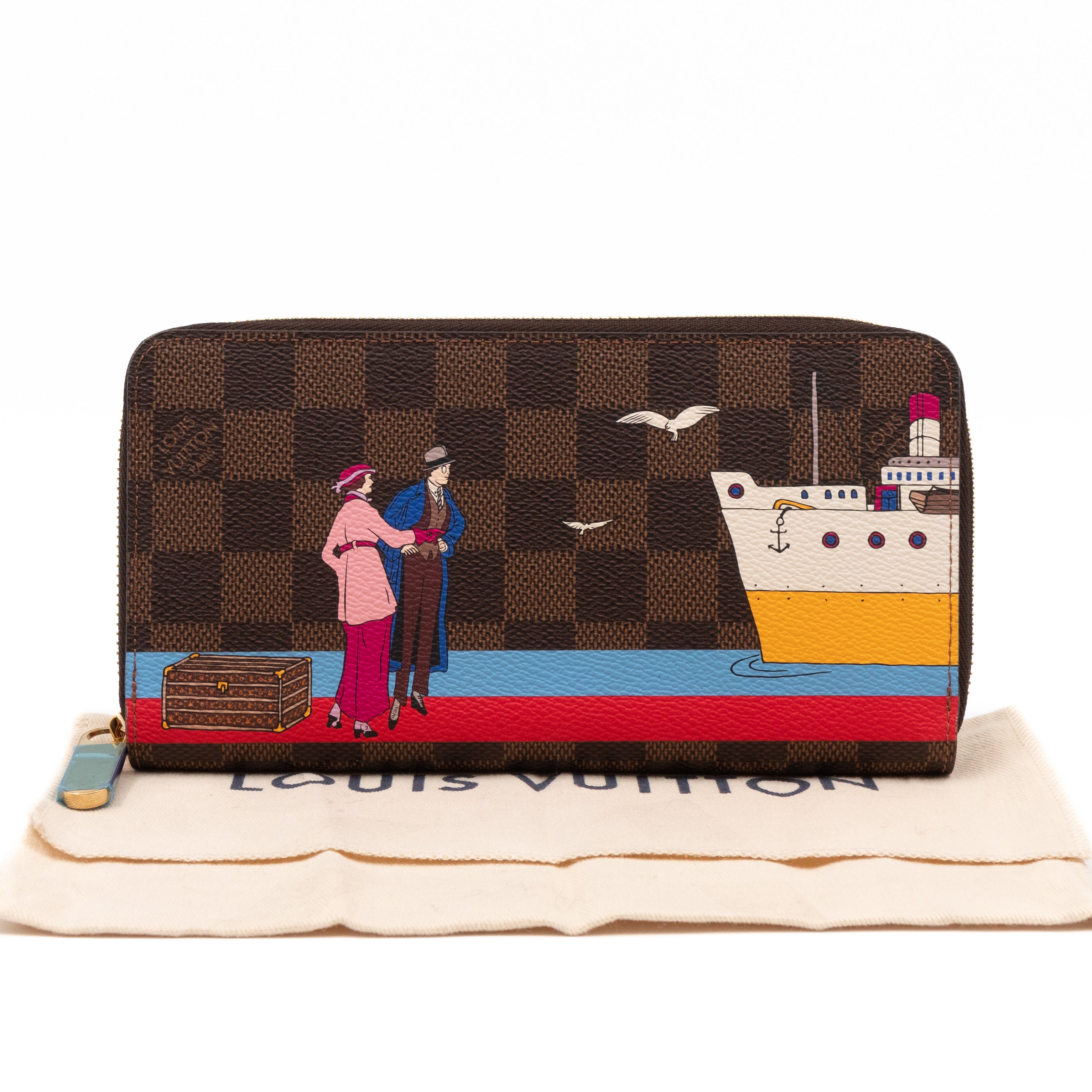 Zippy Wallet Damier Ebene Transatlantic Cruise