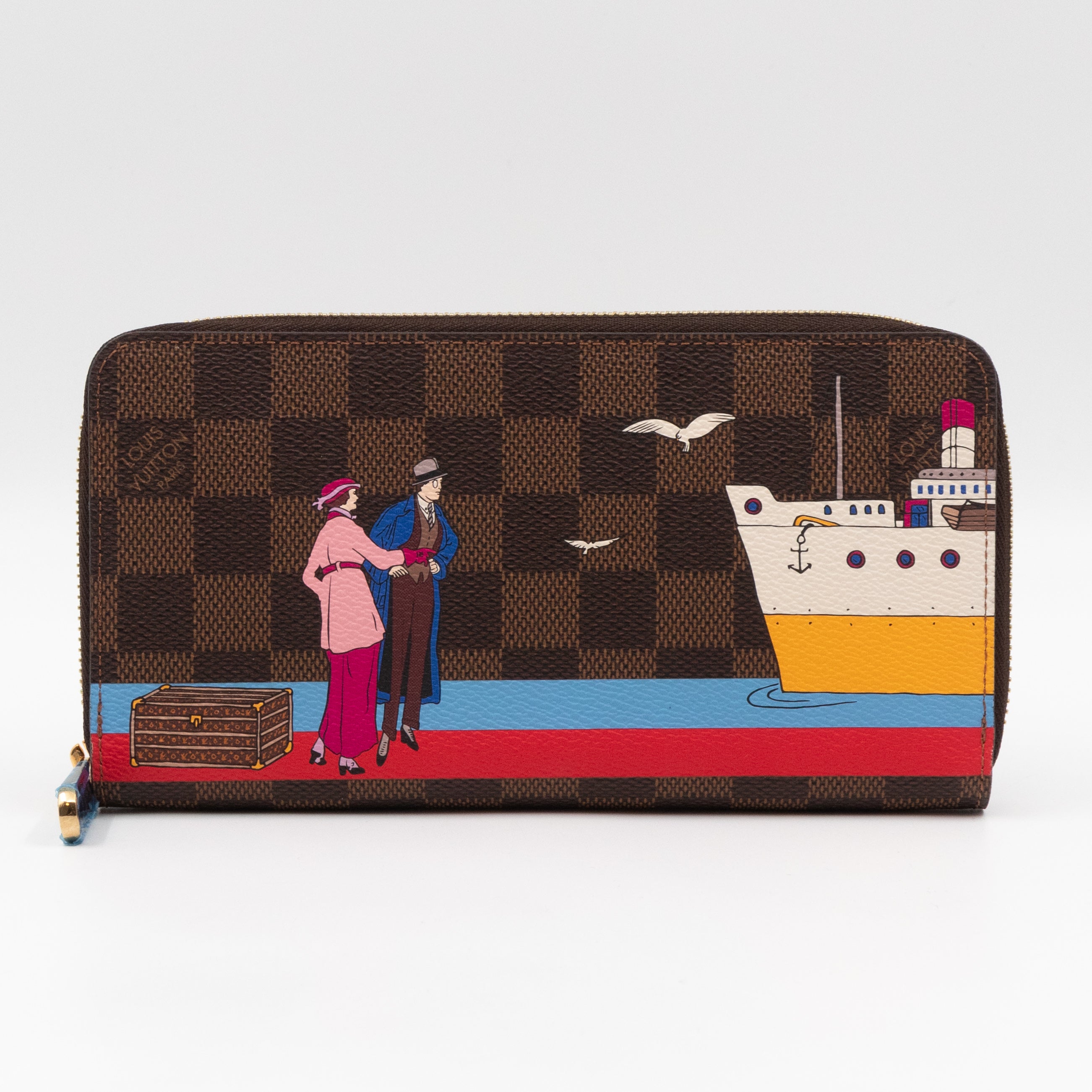 Zippy Wallet Damier Ebene Transatlantic Cruise