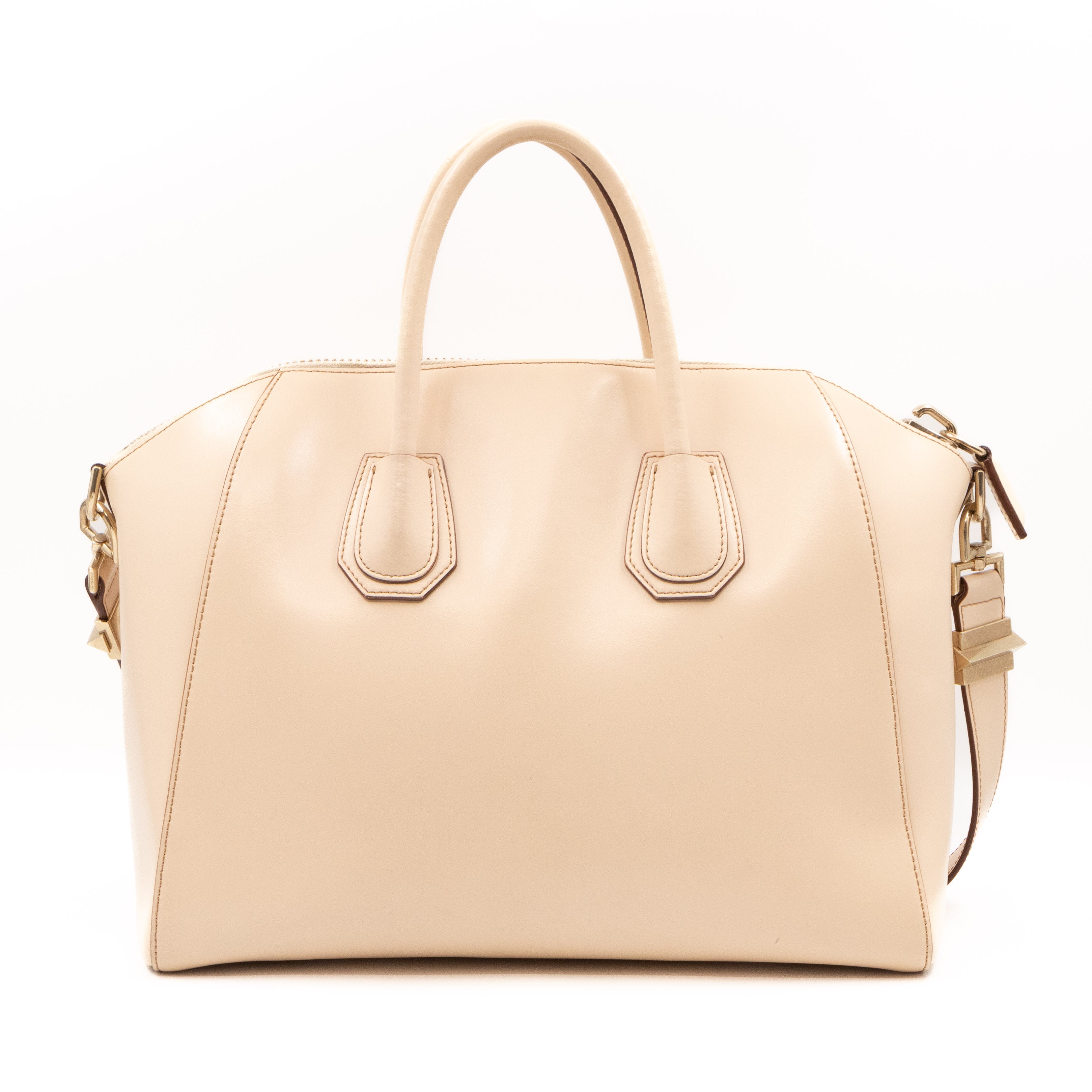 Antigona Medium Beige Leather