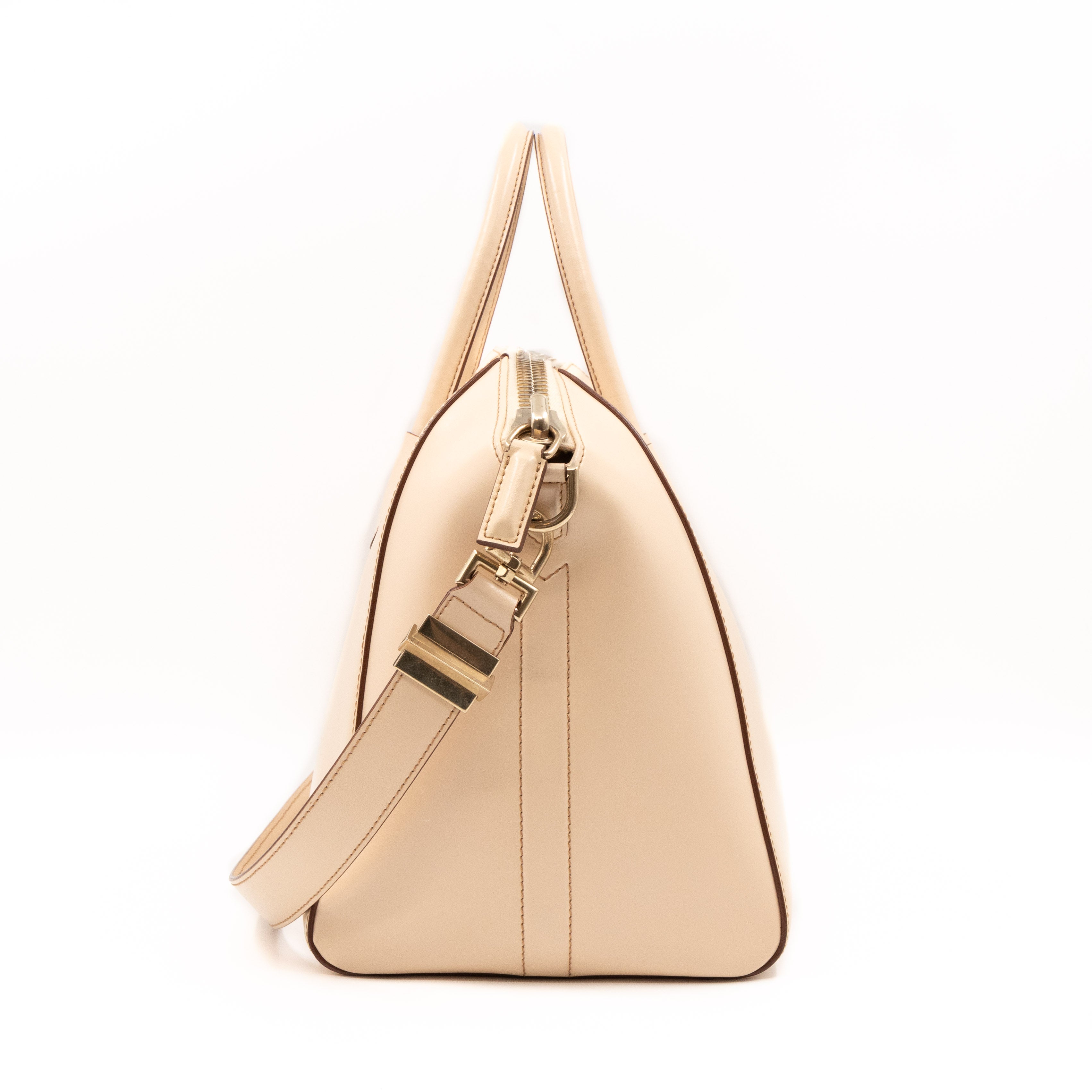 Antigona Medium Beige Leather