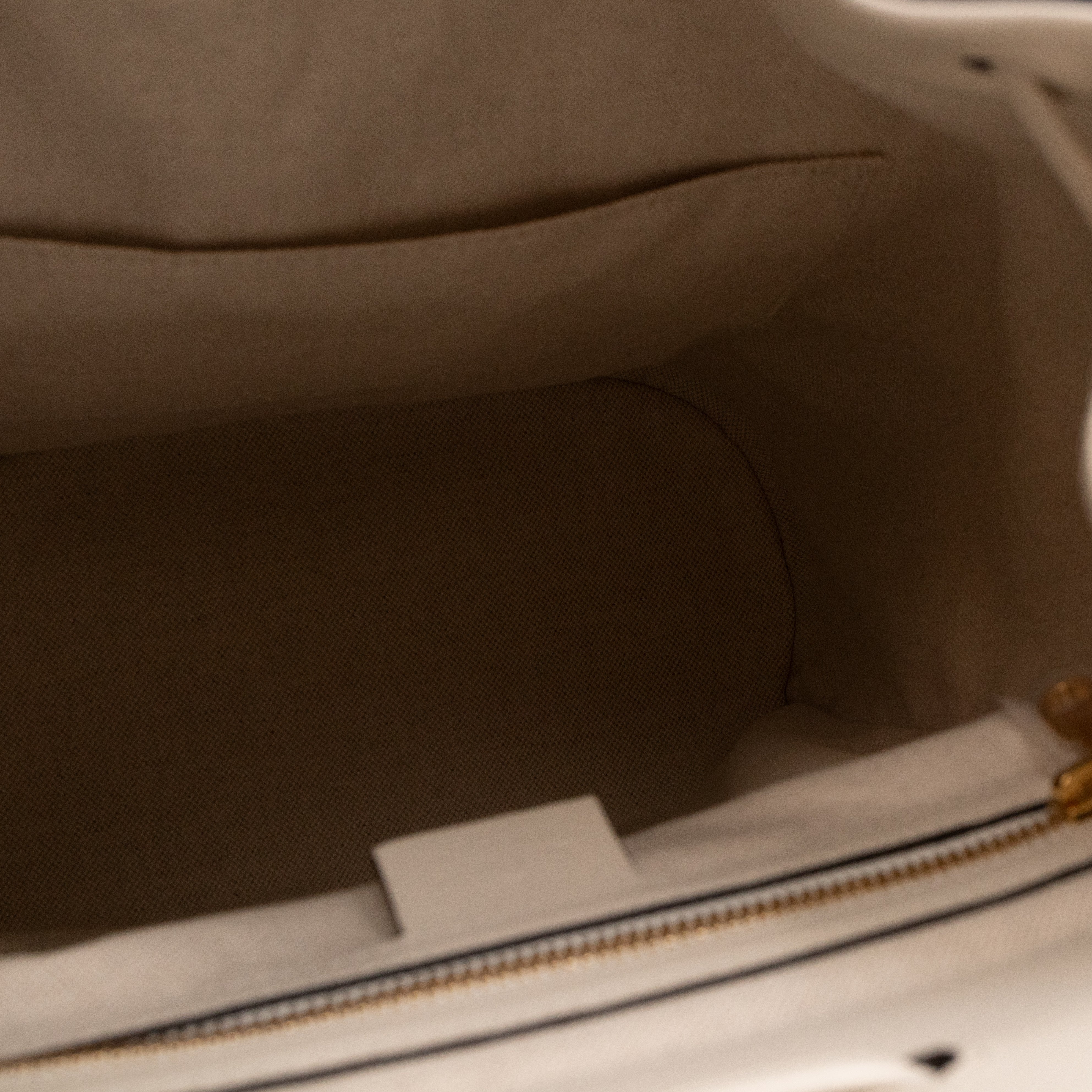 1955 Horsebit Backpack Cream Leather