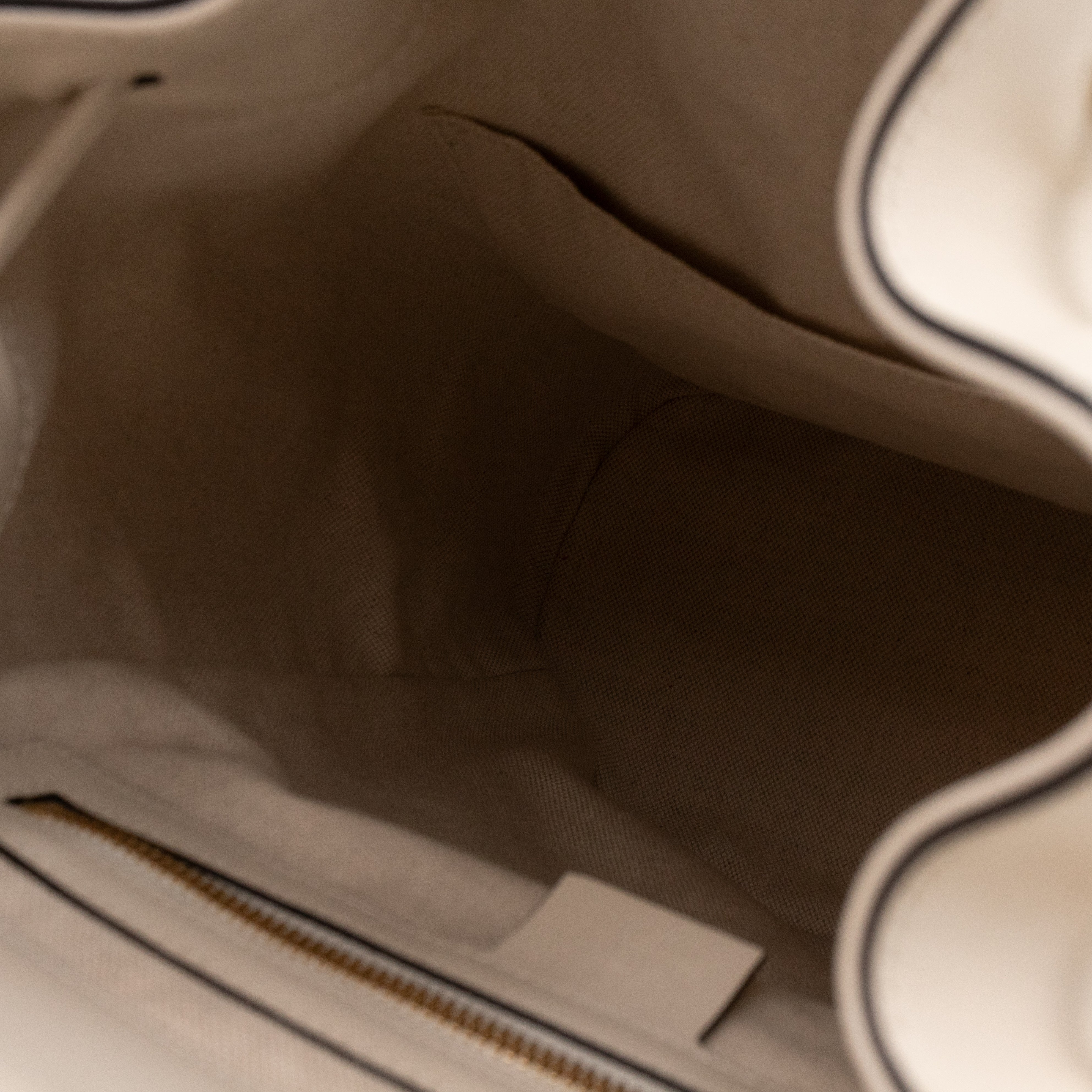 1955 Horsebit Backpack Cream Leather