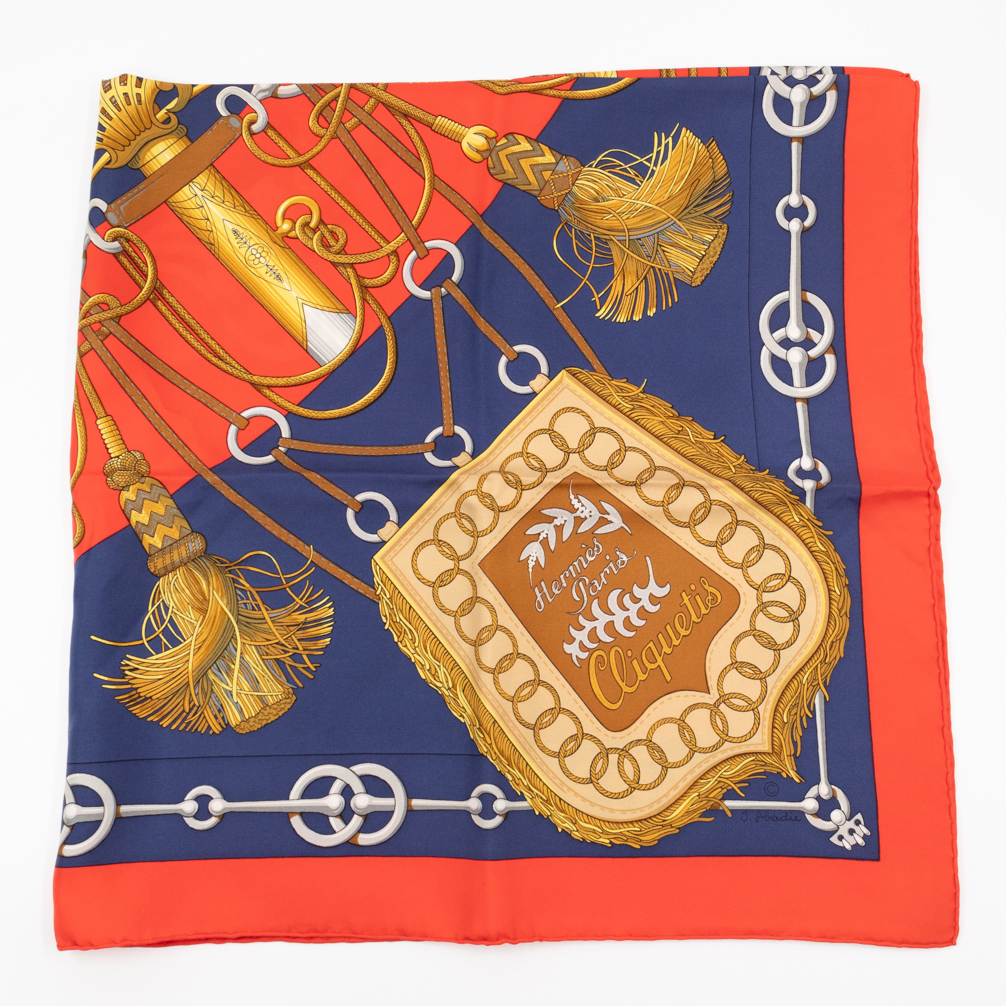 Silk Scarf 90 Cliquetis