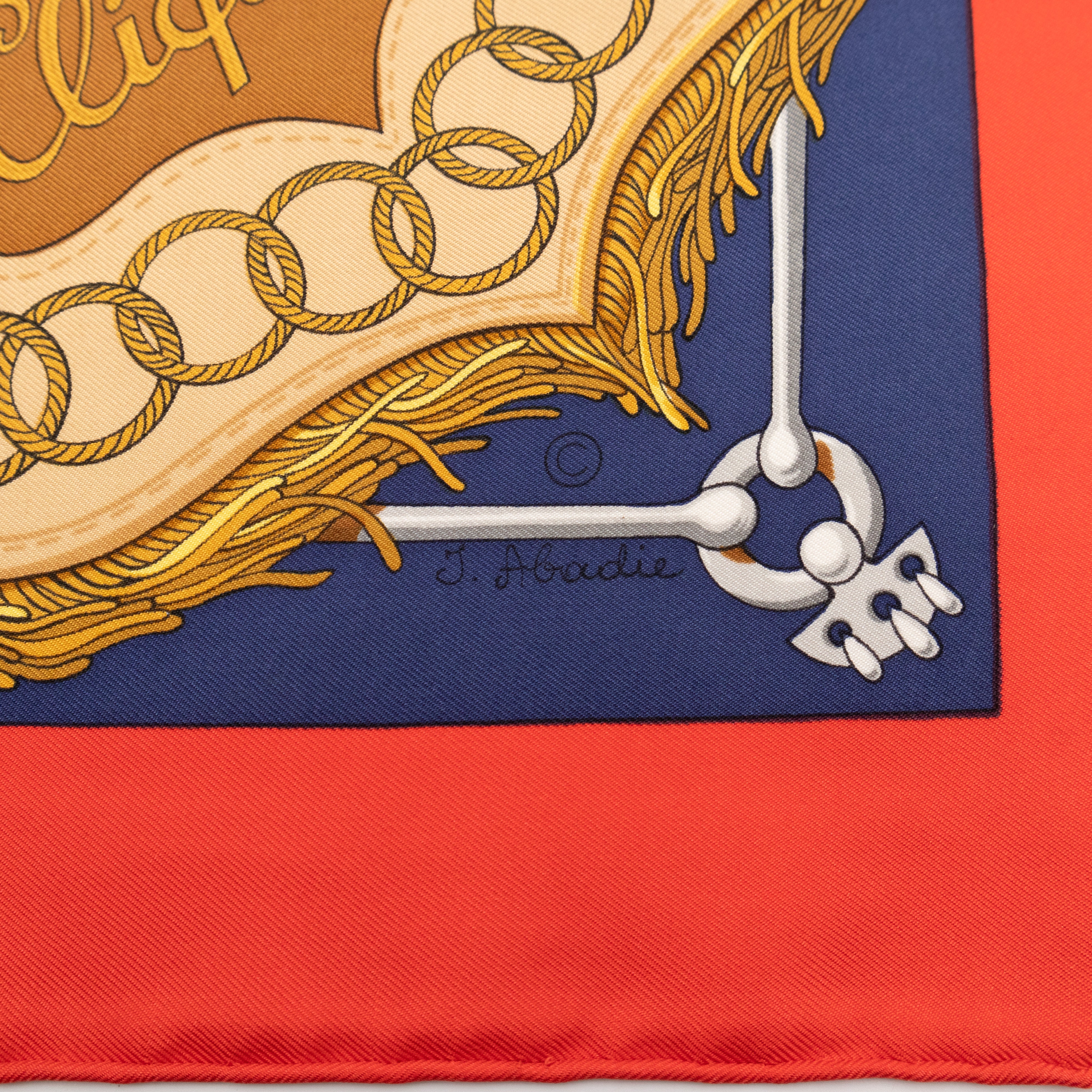 Silk Scarf 90 Cliquetis