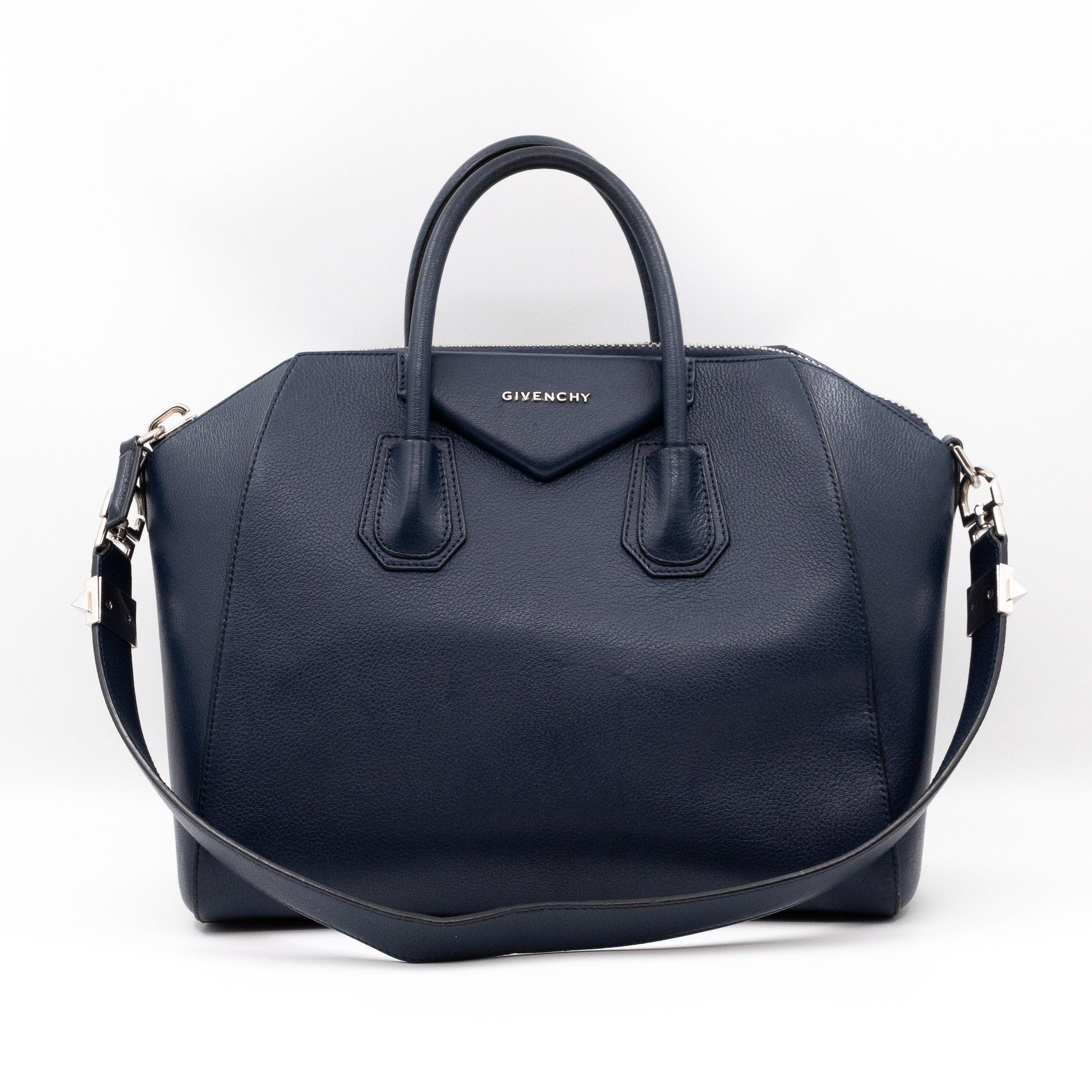 Antigona Medium Night Blue Leather