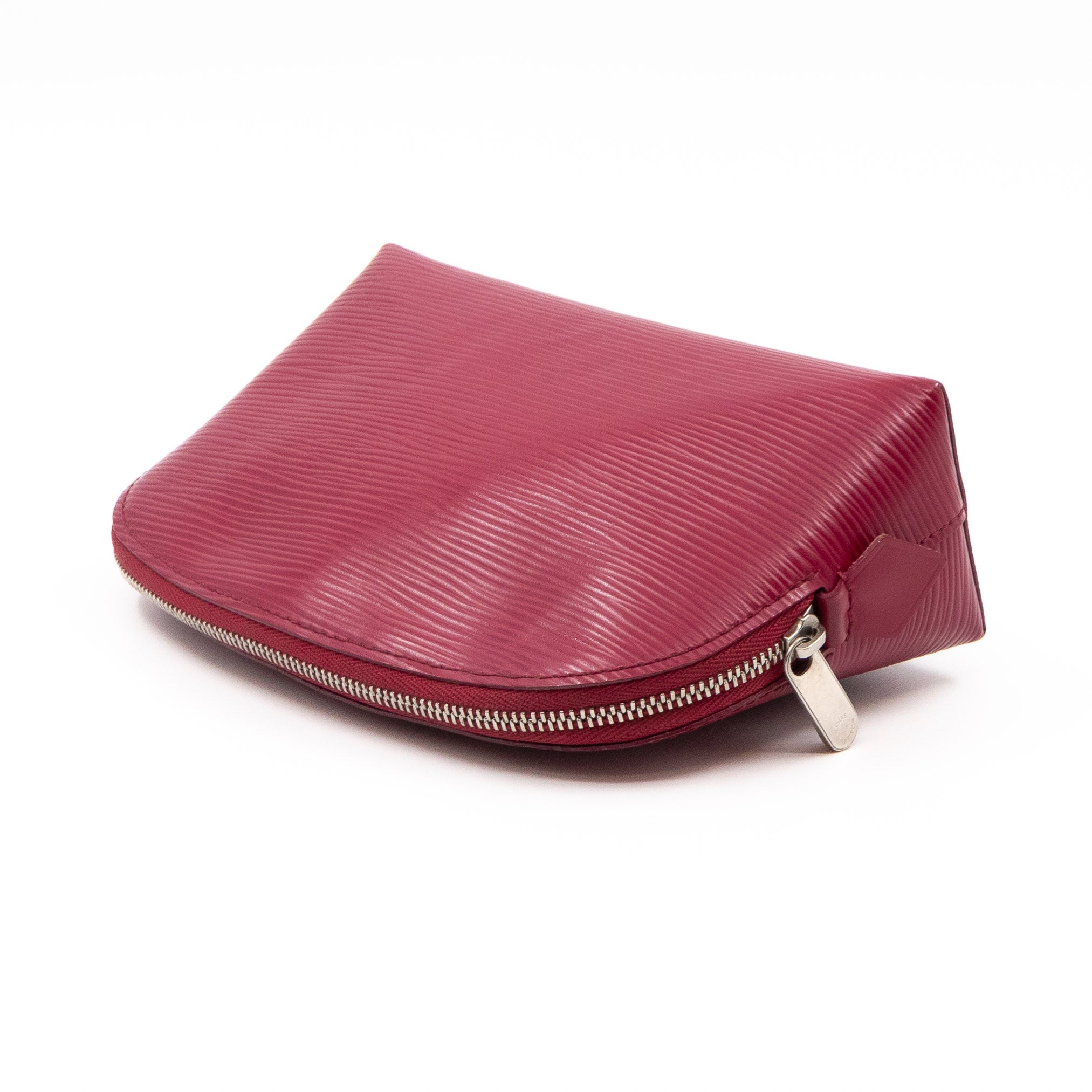 Cosmetic Pouch PM Epi Leather Fuchsia