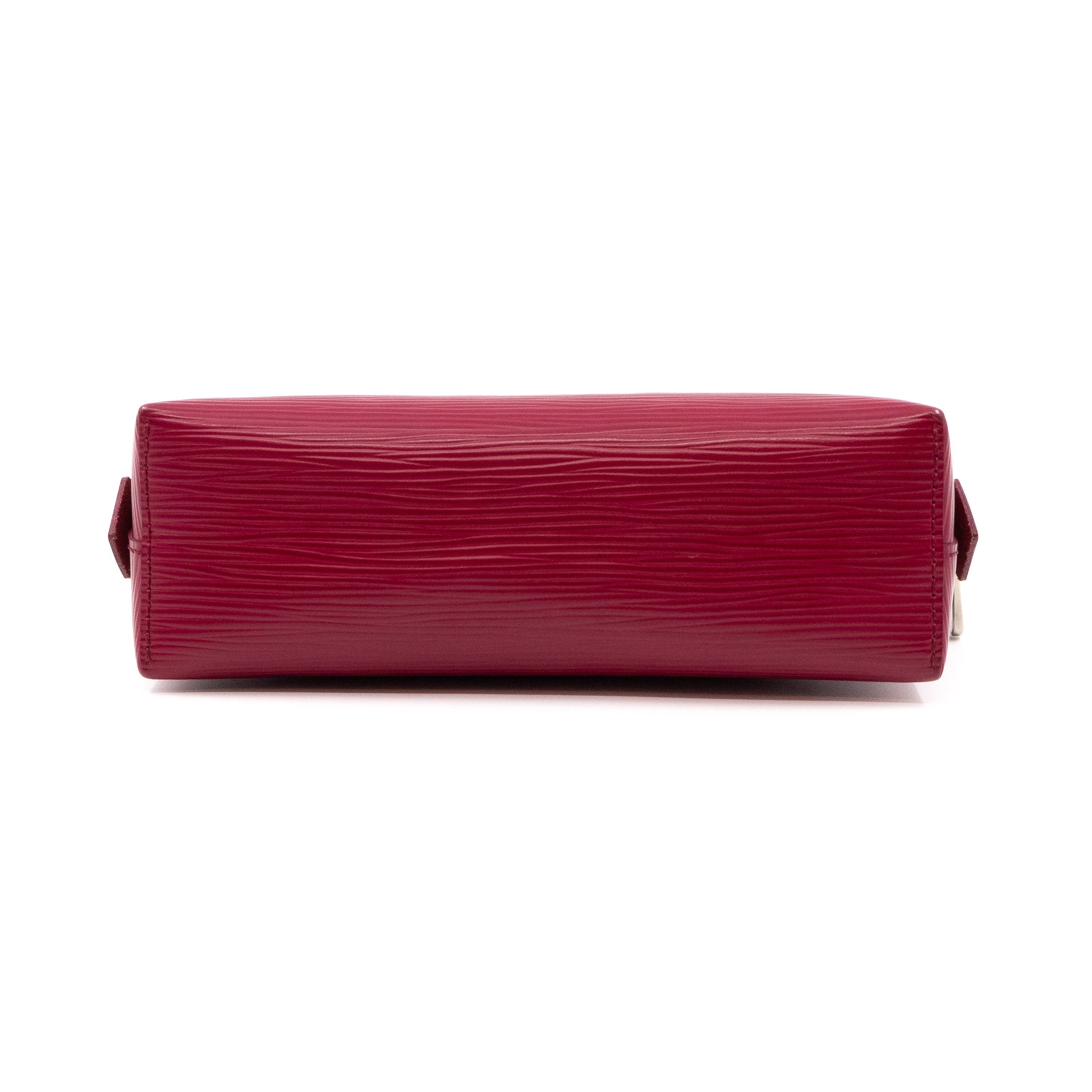 Cosmetic Pouch PM Epi Leather Fuchsia