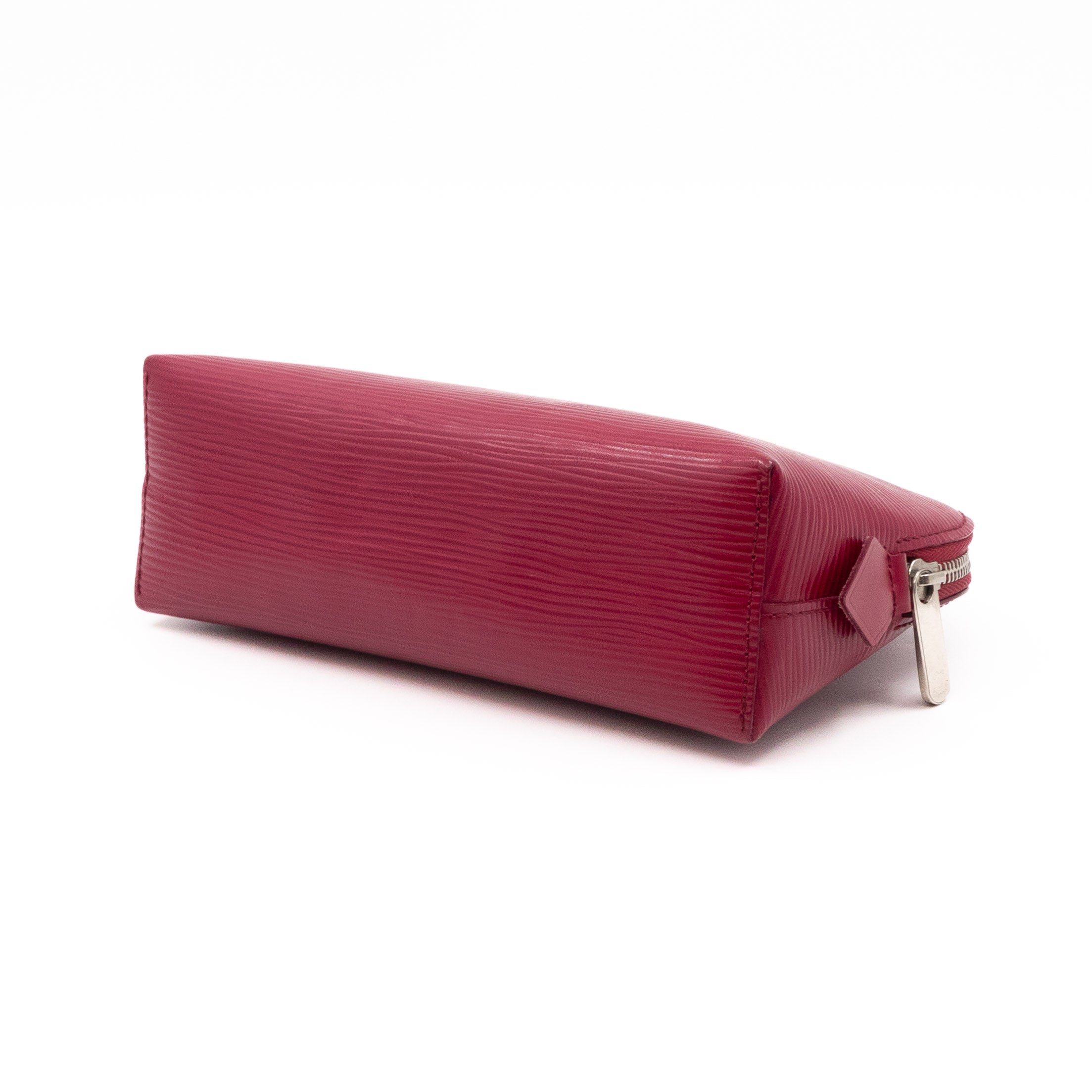 Cosmetic Pouch PM Epi Leather Fuchsia